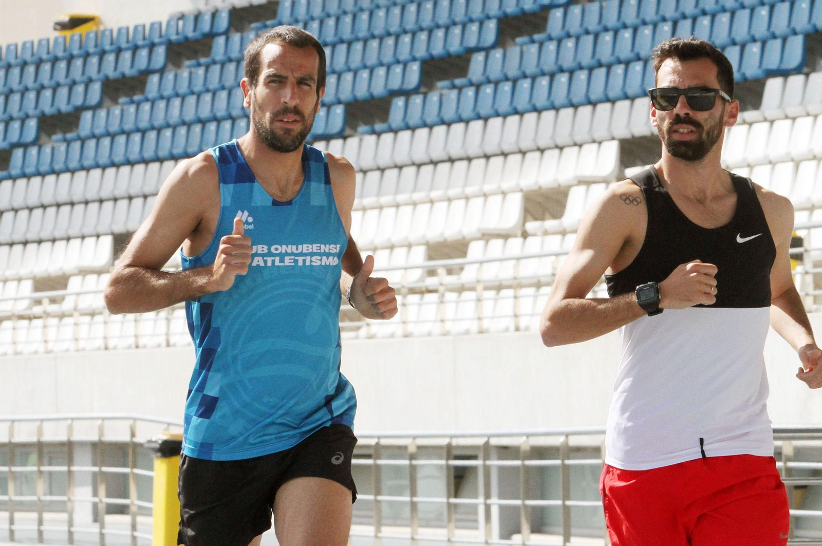 Emilio Martín, imágenes de un campeón mundial en su jornada de entrenamiento