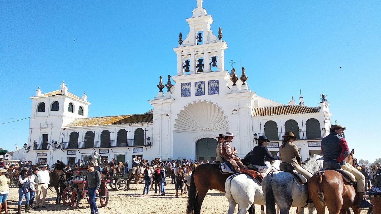 La ermita del Rocío.