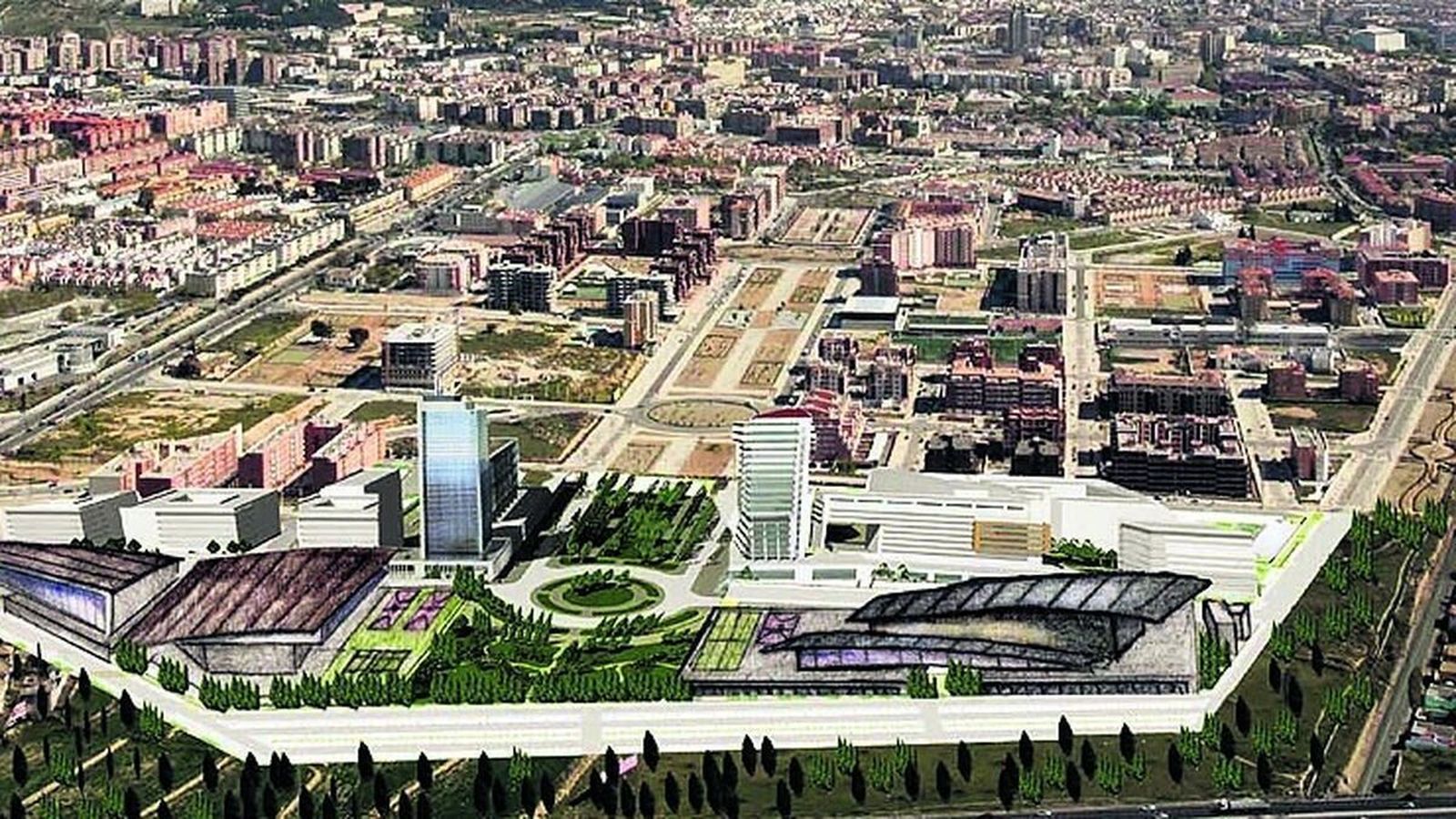 Proyecto de dos torres para la Villa Olímpica en Albayda.