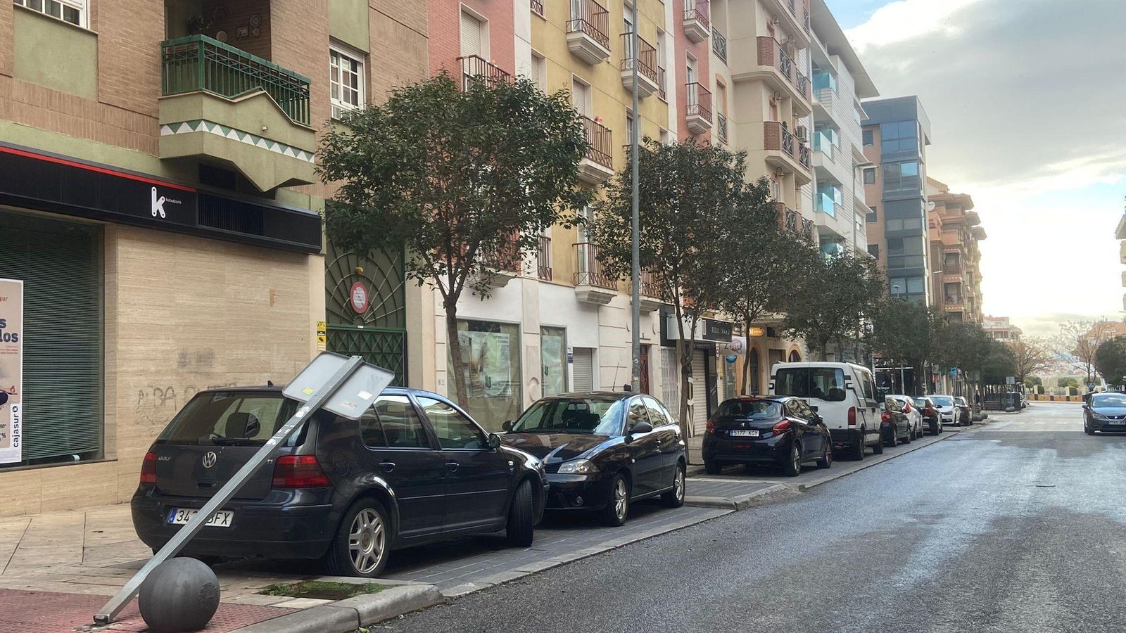 Calle La Rioja de Jaén capital.