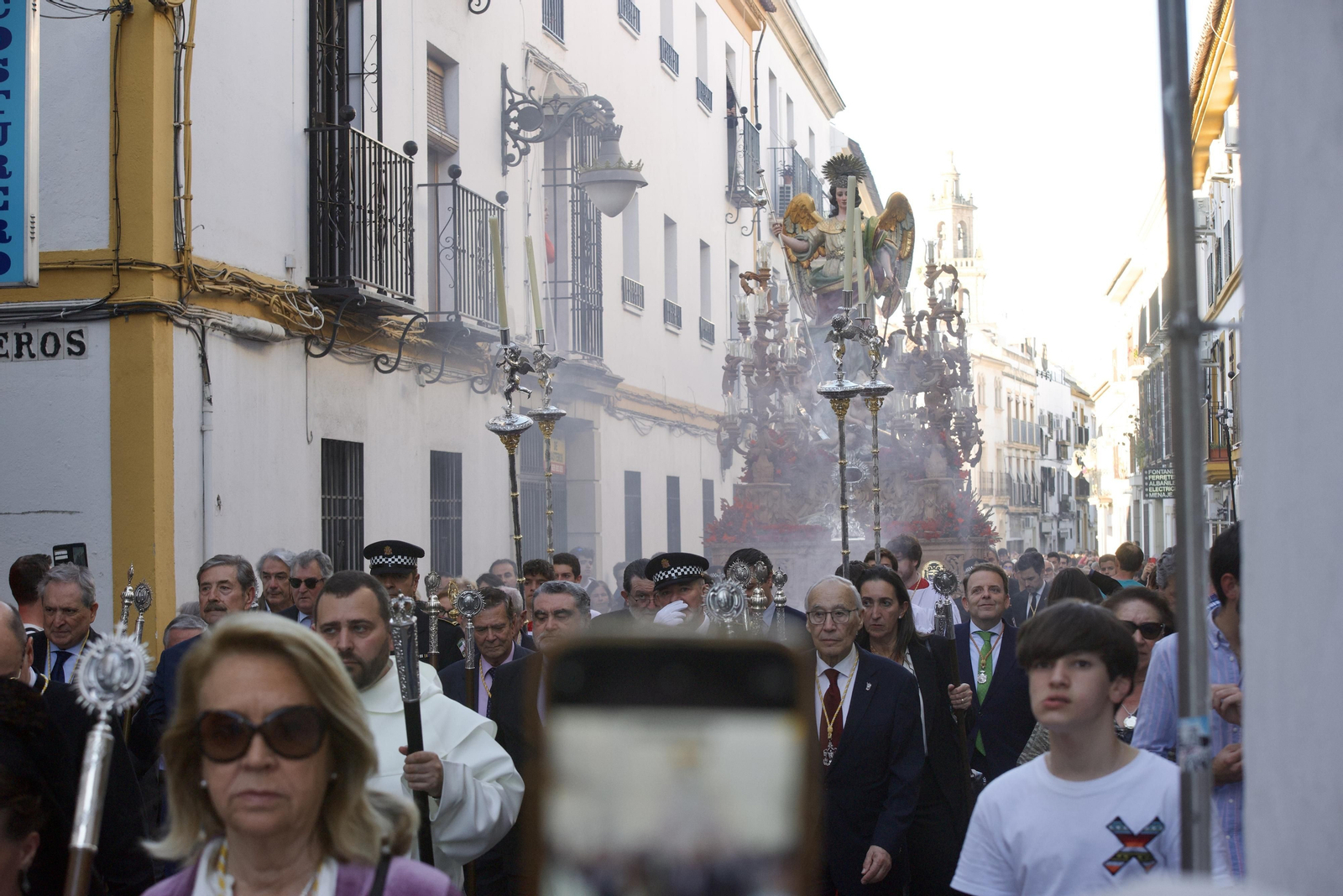 La procesión de San Rafael, el custodio de Córdoba, en imágenes