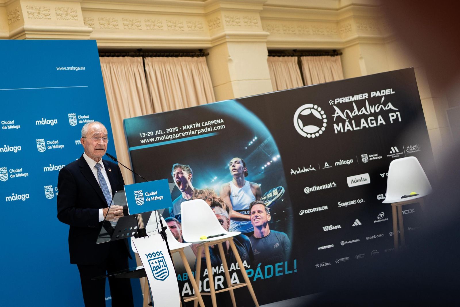 El Premier Padel de Málaga fue presentado: fotos del evento