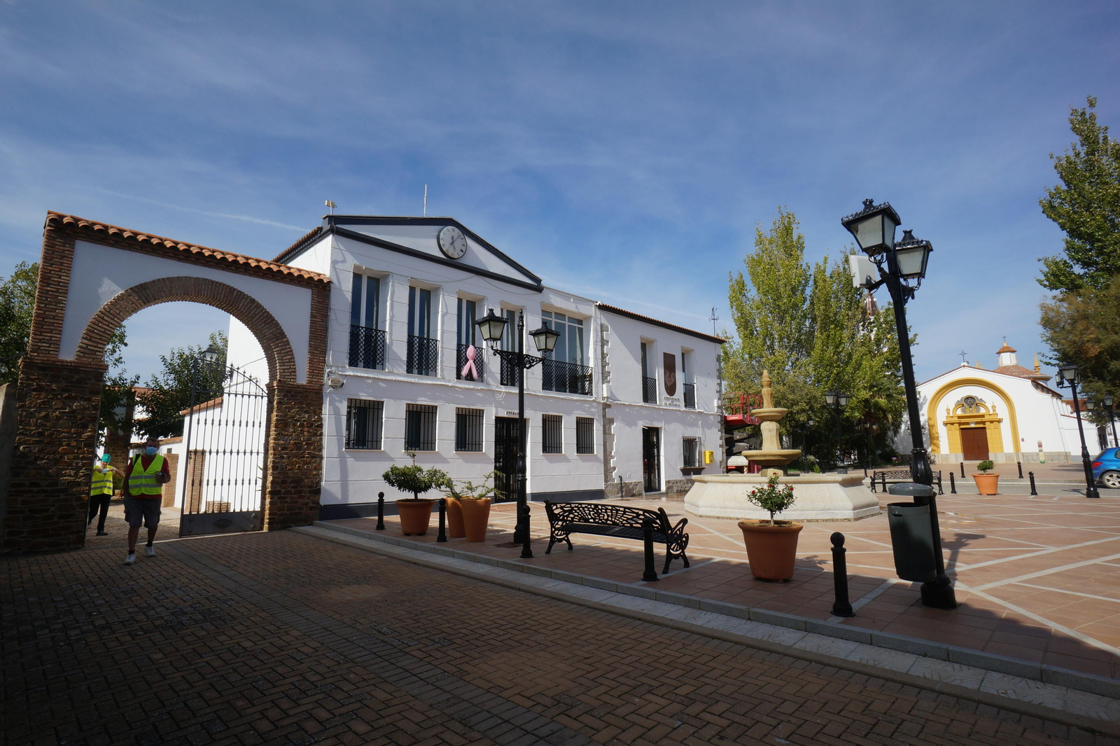 Plaza central de La Granjuela.