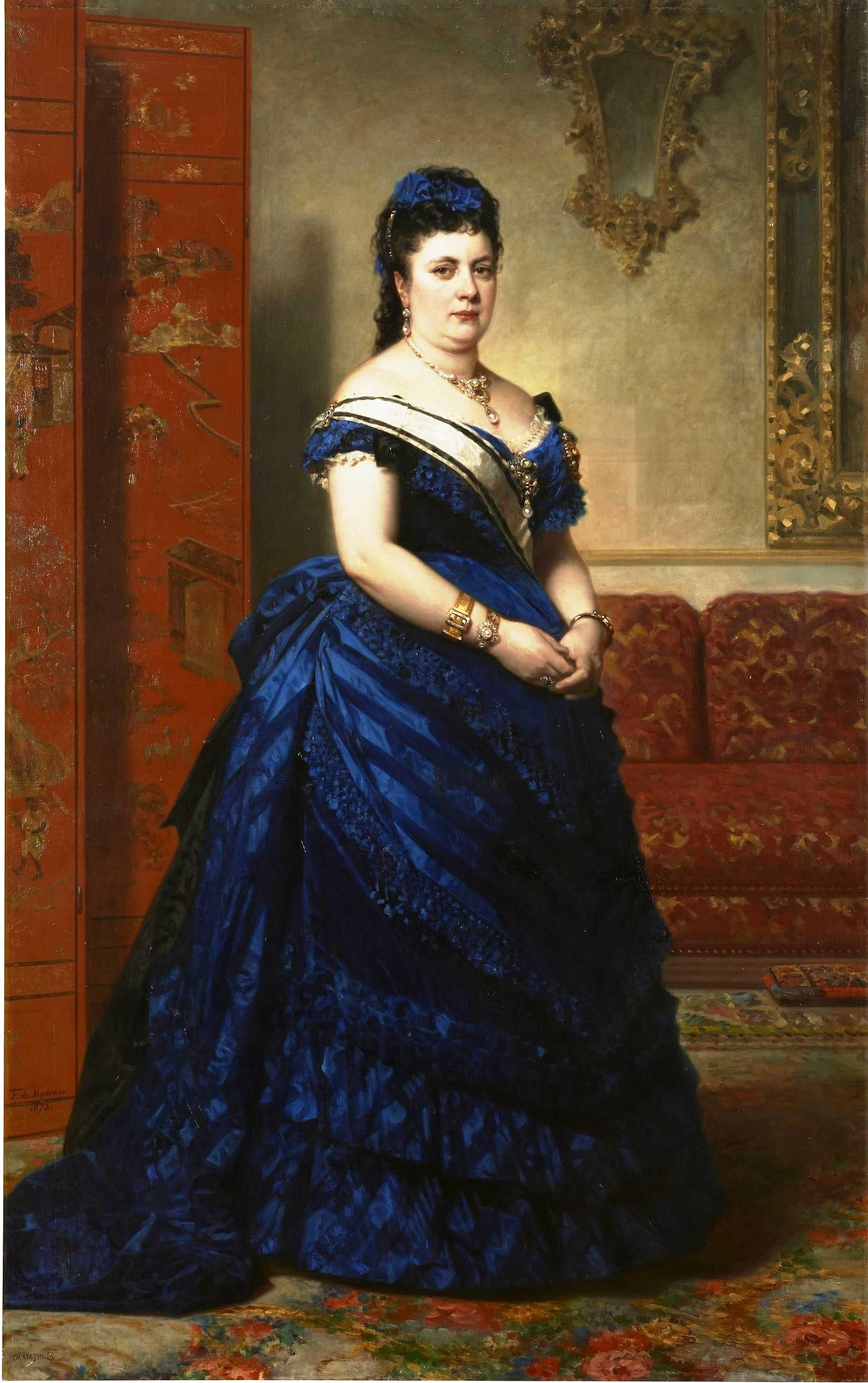Retrato de María del Carmen Hernández Espinosa de los Monteros (1828-1894).