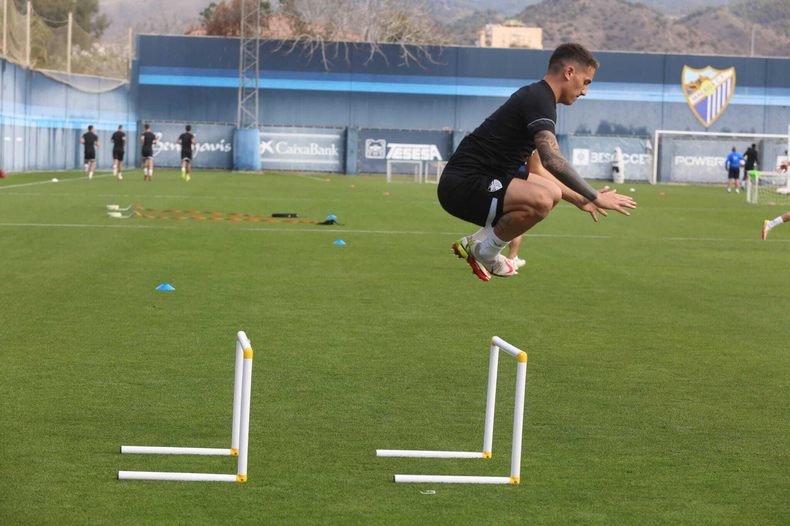 Las fotos del entrenamiento del Málaga