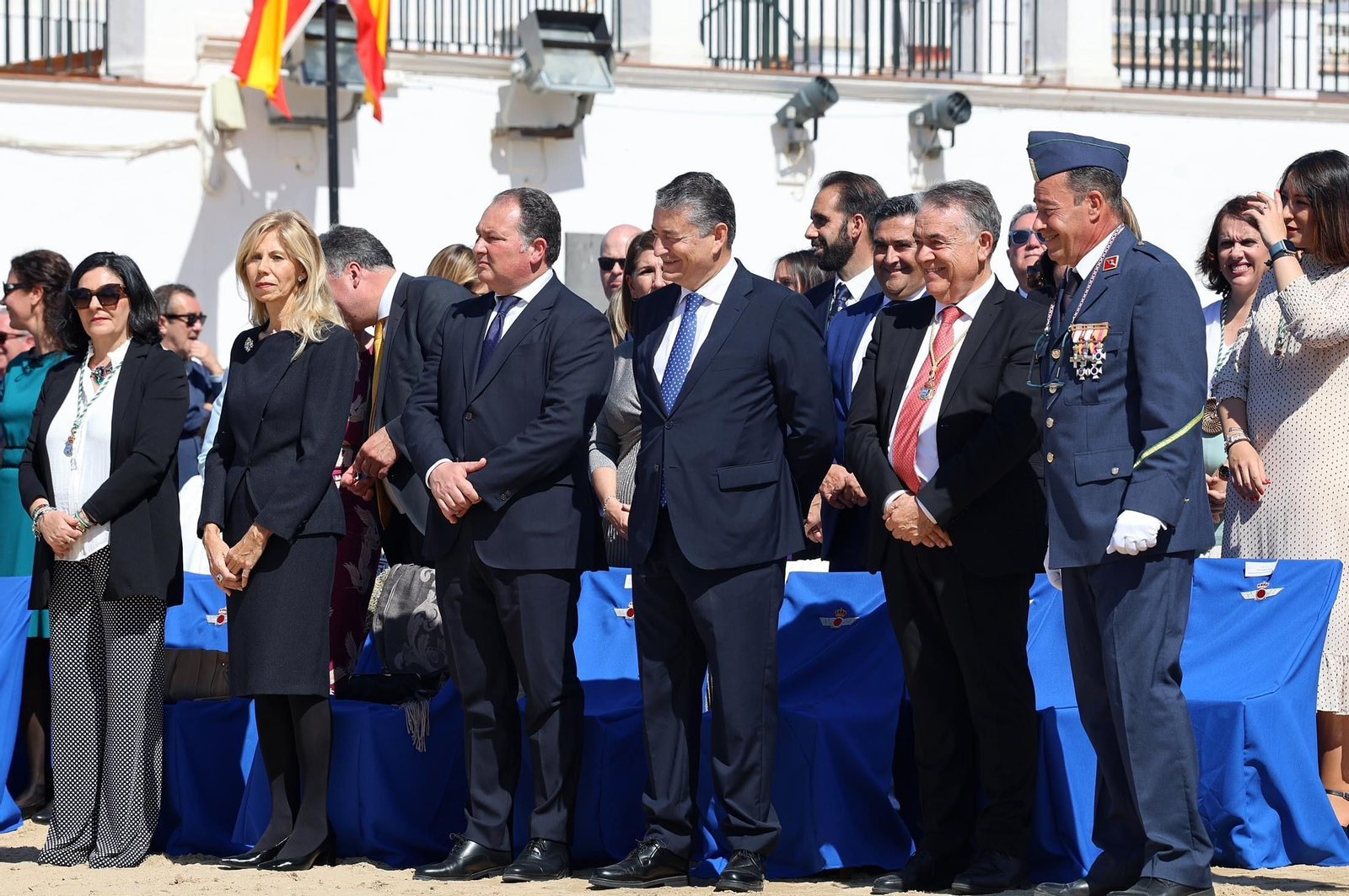 Imágenes del acto de Juramento o Promesa de Fidelidad a la Bandera Nacional en El Rocío