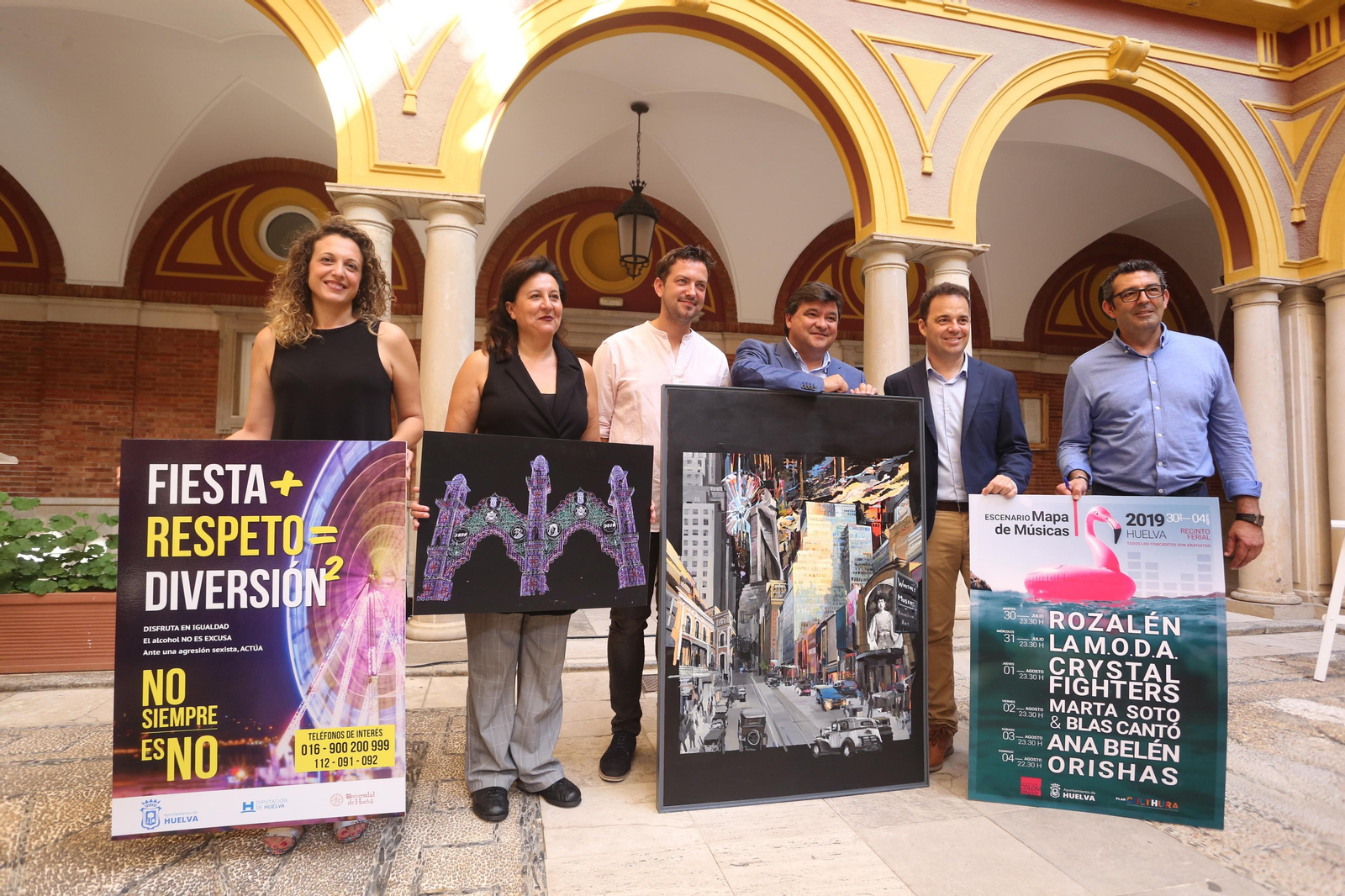 Presentación del cartel de las Fiestas Colombinas 2019 en imágenes