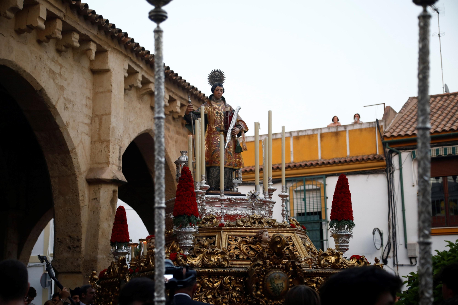 La procesión de San Lorenzo Mártir en Córdoba, en imágenes