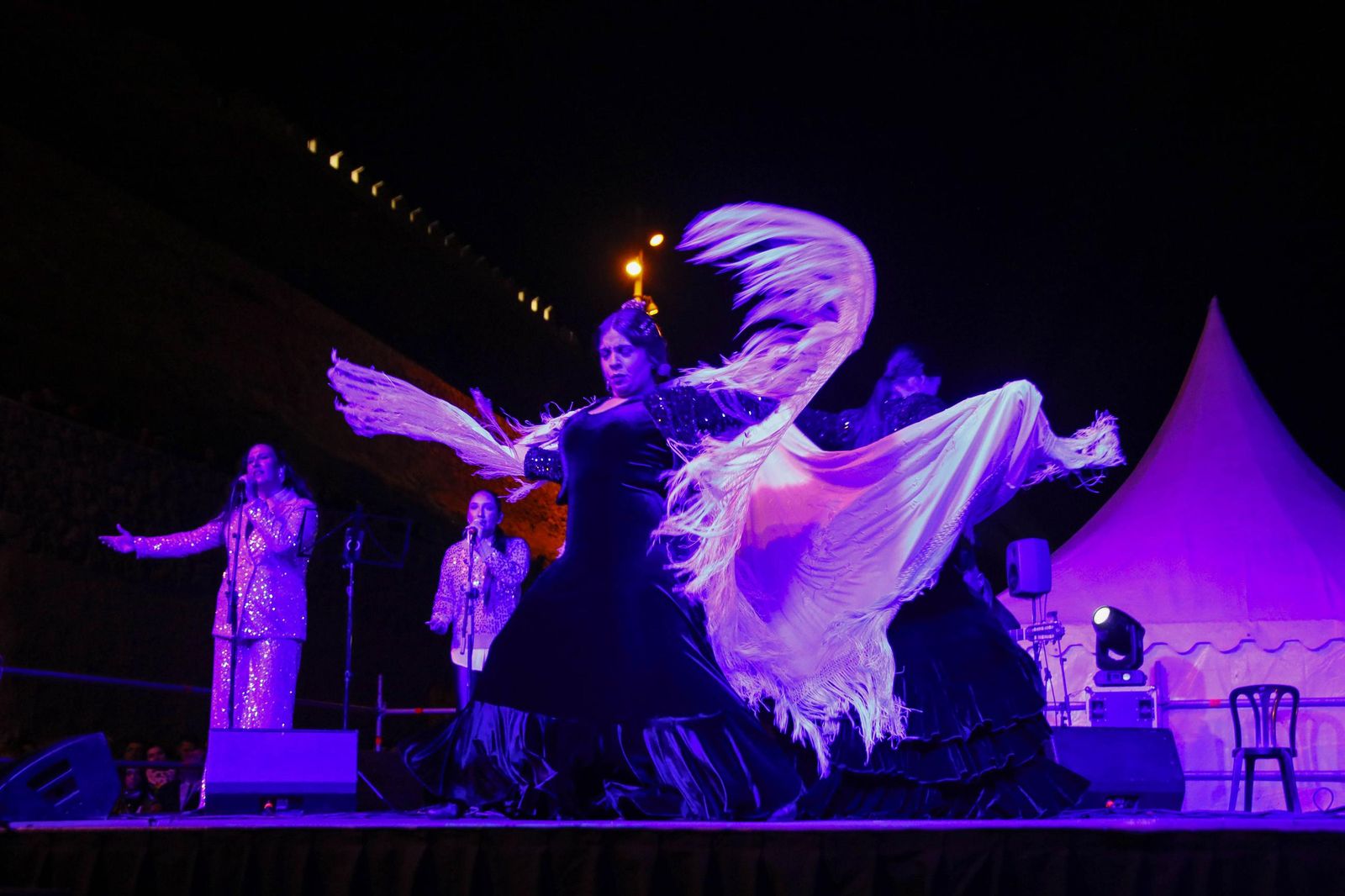 La Noche de las Candelas del Mesón Gitano de Almería, en imágenes