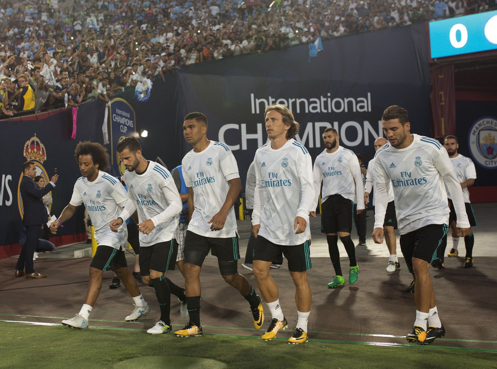 Imágenes del encuentro entre Real Madrid- Manchester City