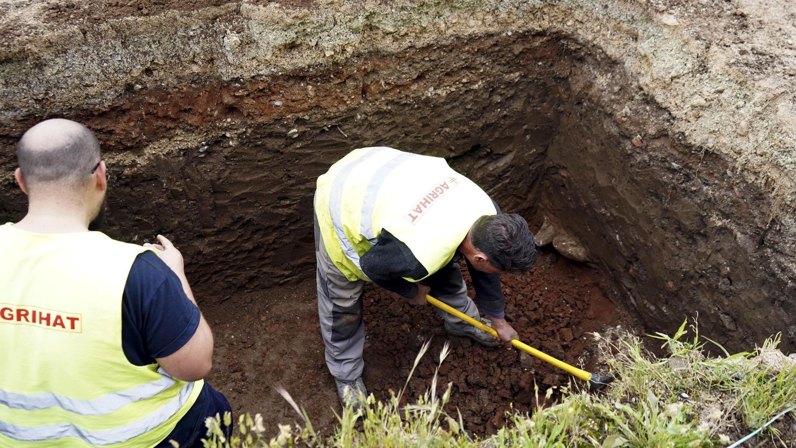 Trabajos en la zona donde se ubica la residencia del siglo I.