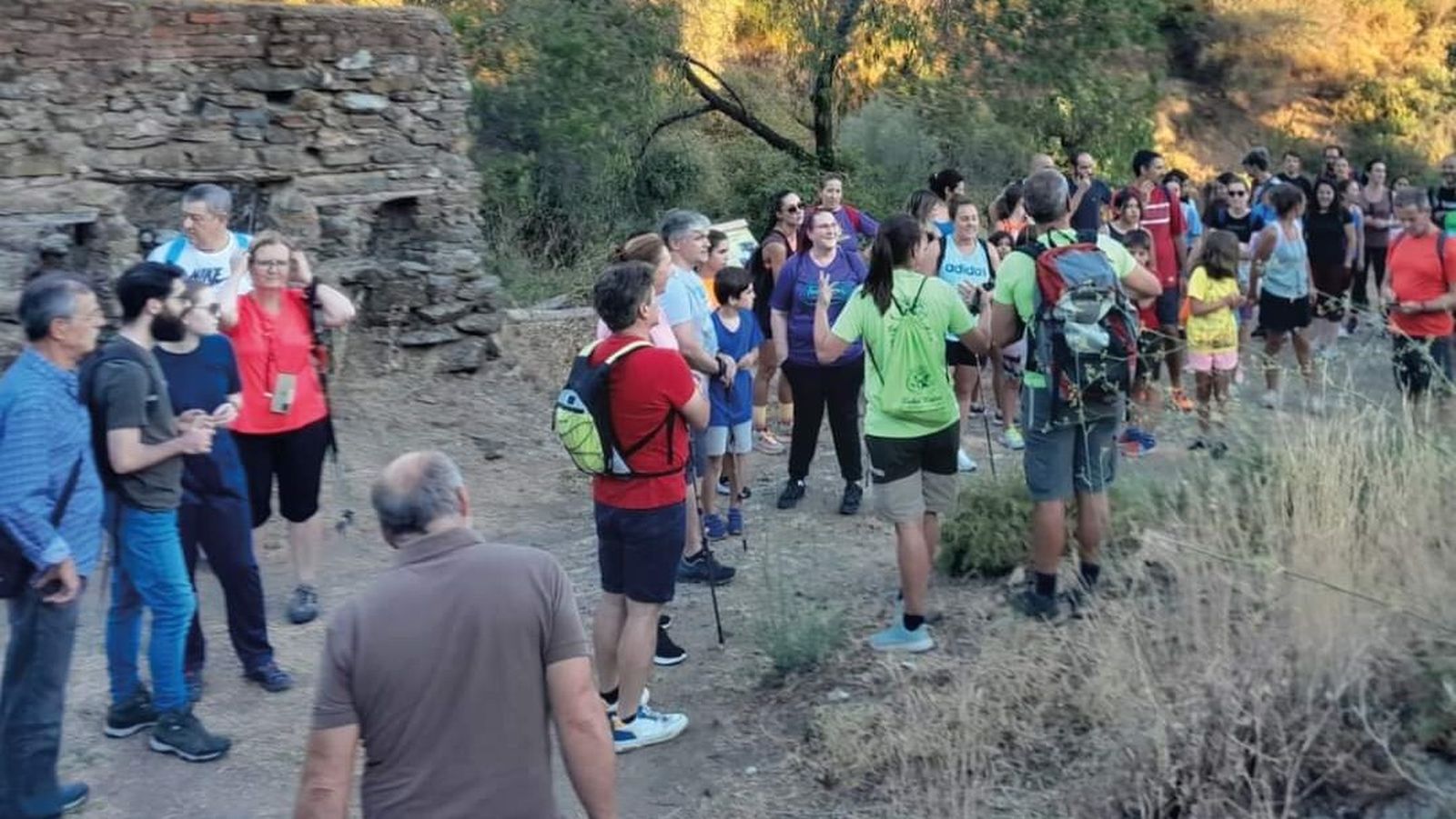 Sendero celebrado en el marco de las Jornadas Culturales de Almonaster la Real.