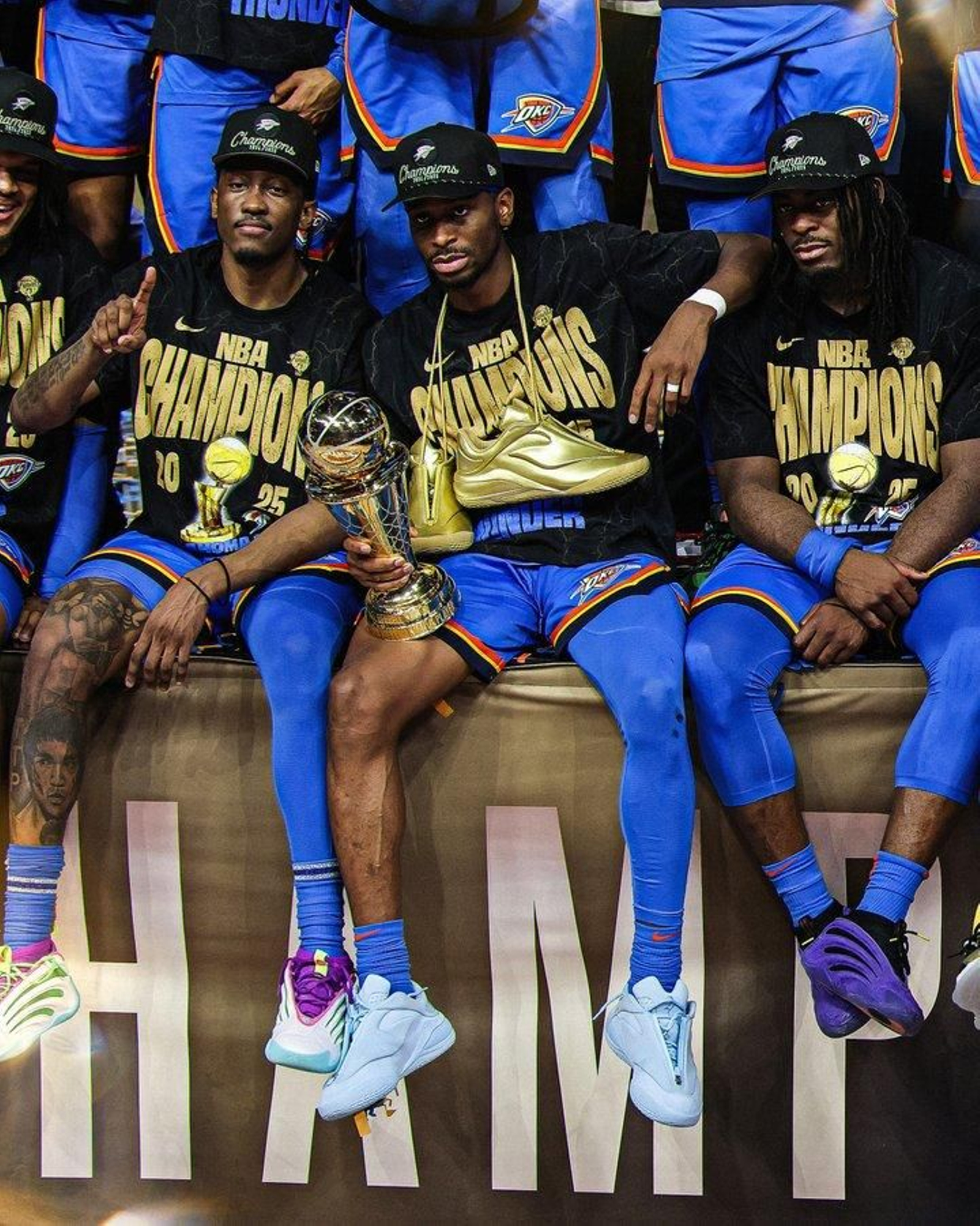 Las fotos del título de la NBA para Oklahoma City Thunder