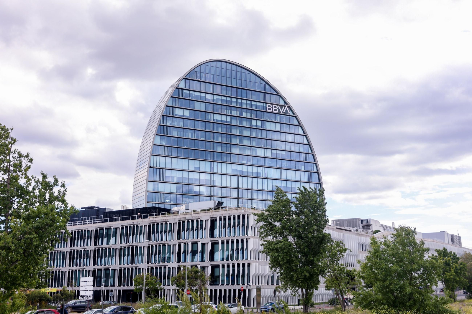 La sede del BBVA en Madrid.