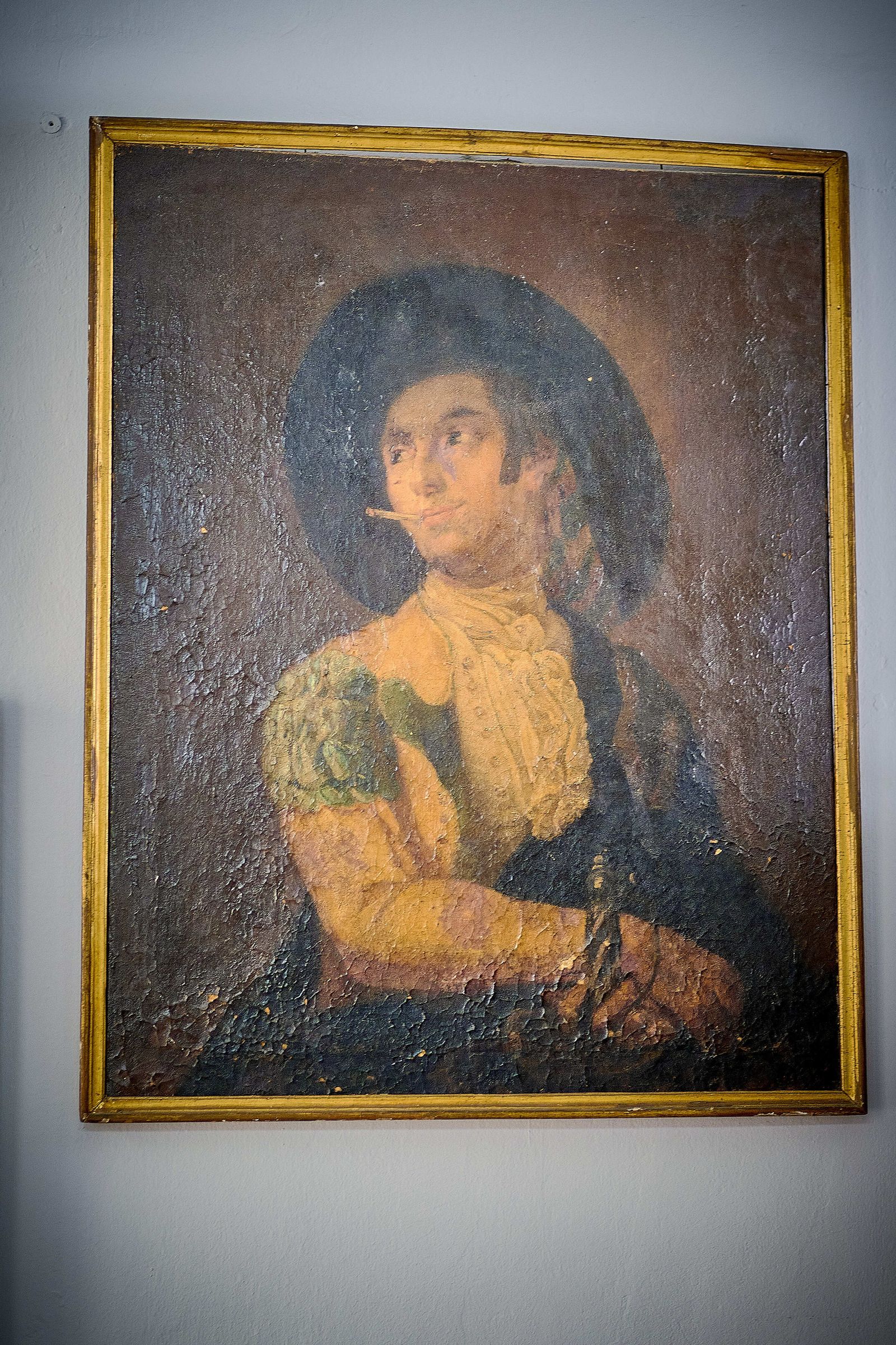 Interior de la finca en Antonio López 7.