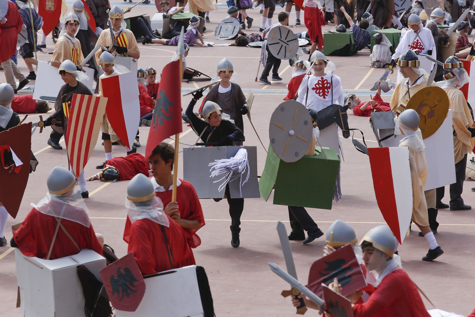 La Batalla de las Navas de Tolosa escenificada por los alumnos de El Romeral