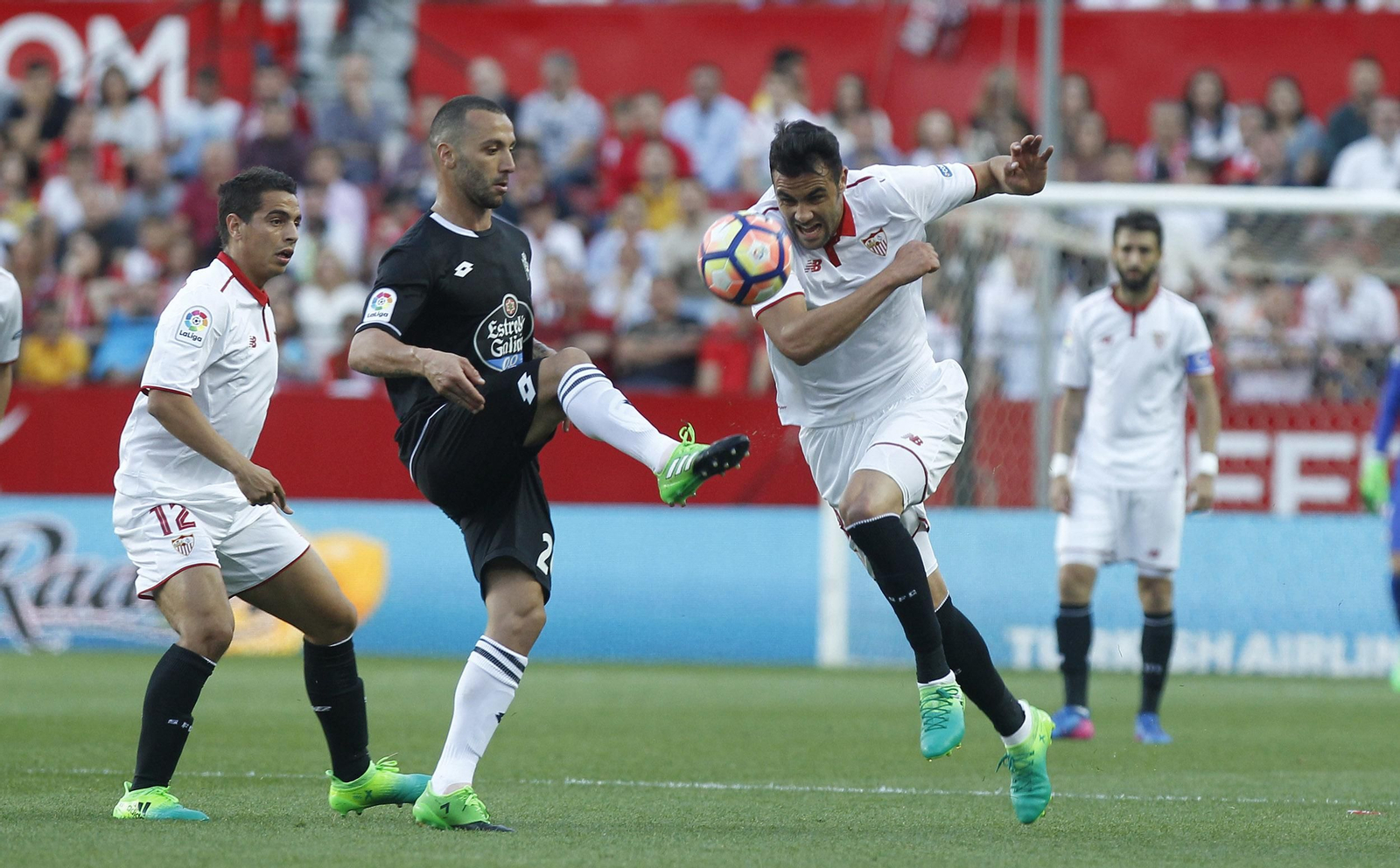 El Sevilla FC-Deportivo de La Coruña, en imágenes