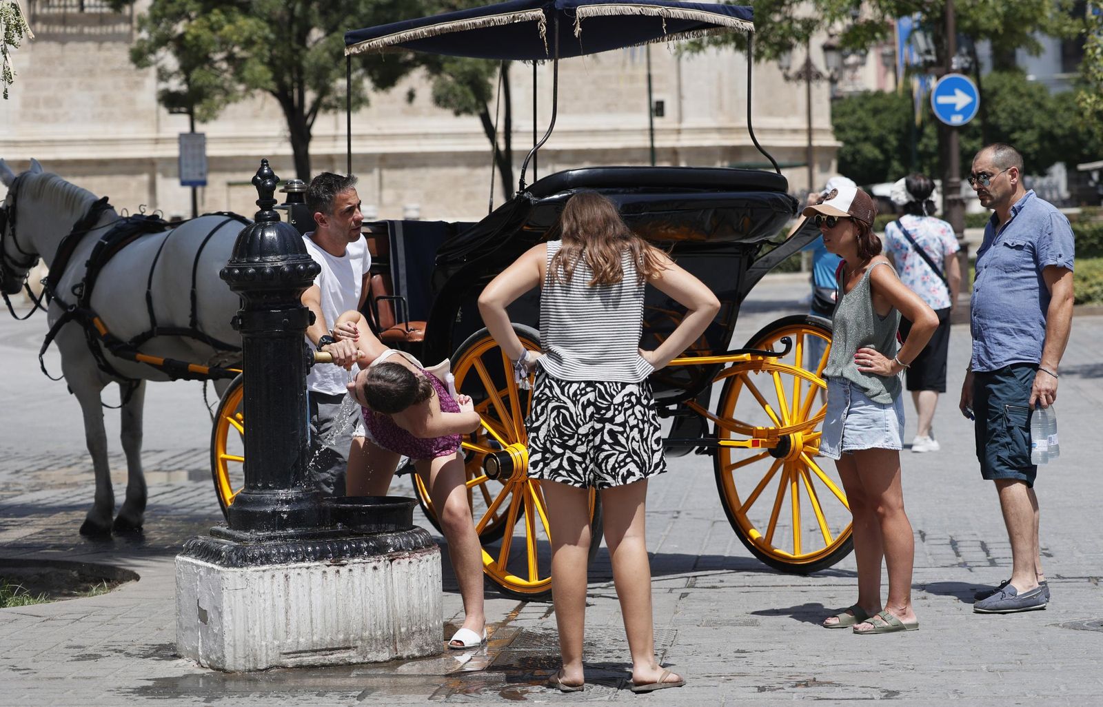 Otro día de calor en Sevilla