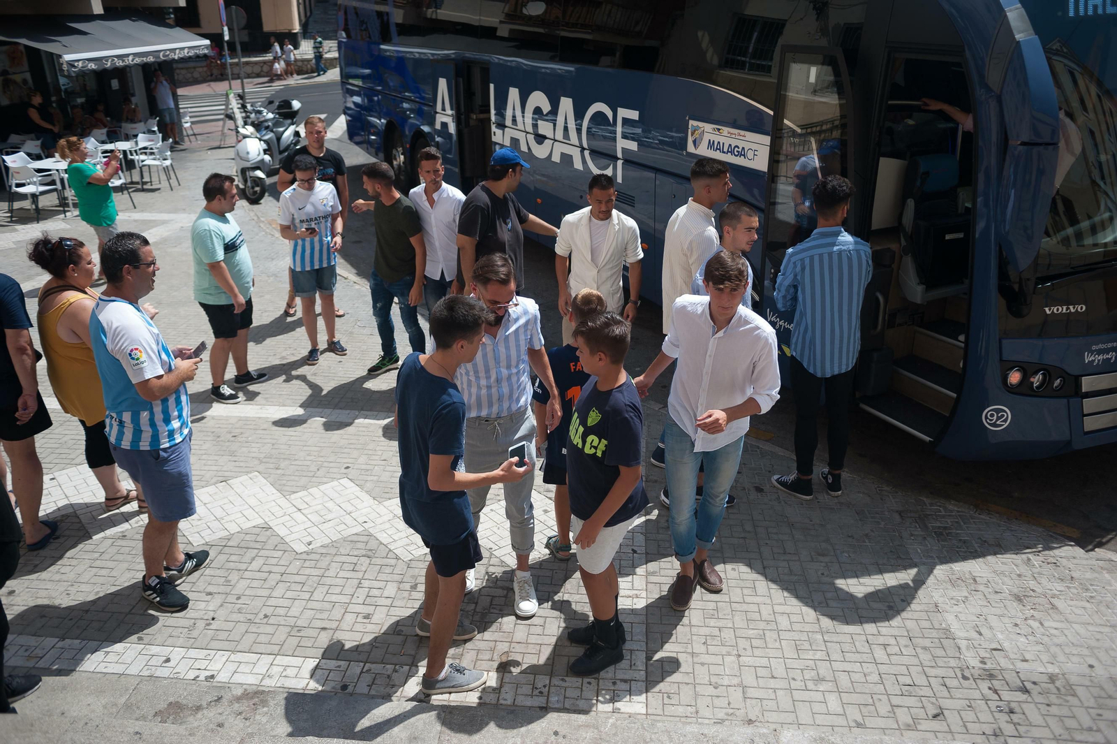 Las fotos del Málaga CF en la Divina Pastora