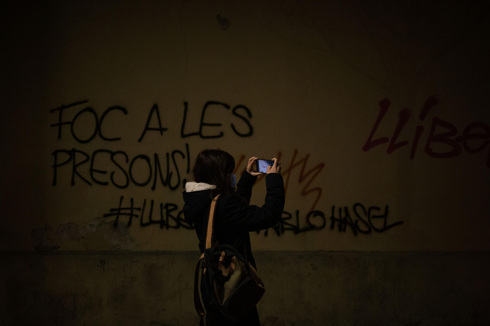 Las imágenes de los disturbios en Cataluña por el arresto de Pablo Hasel