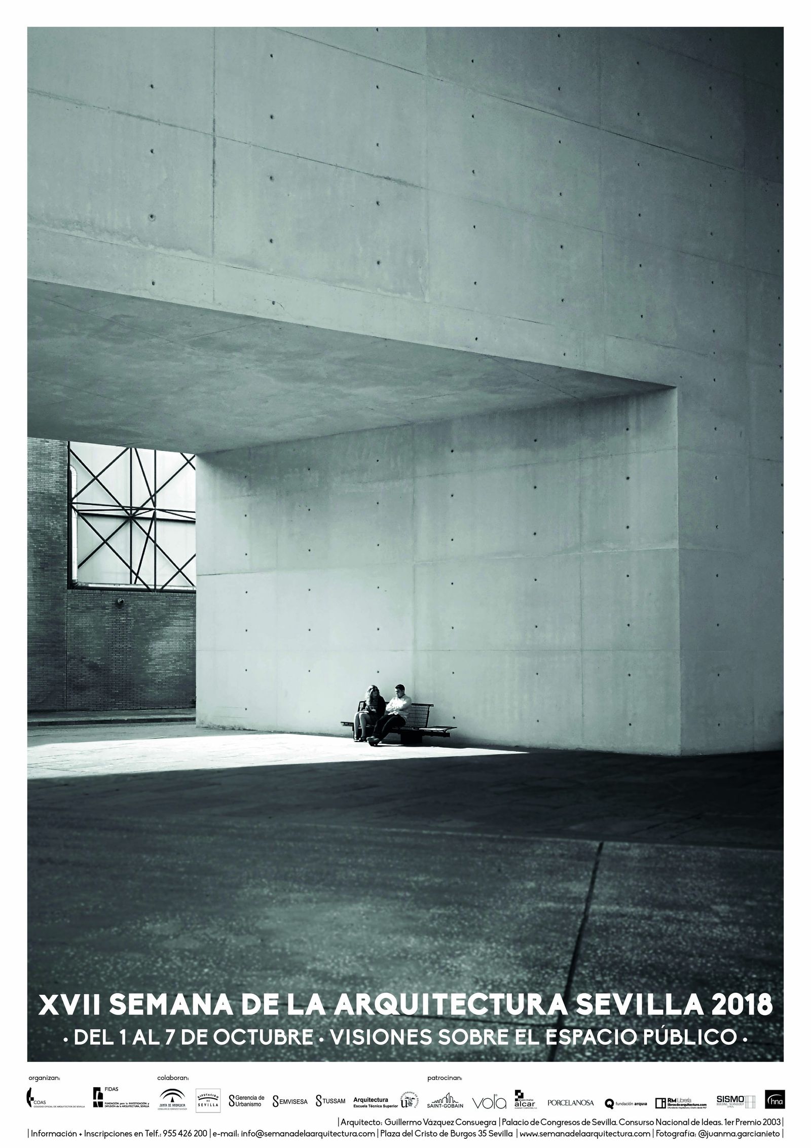 Cartel de la XVII Semana de la Arquitectura.