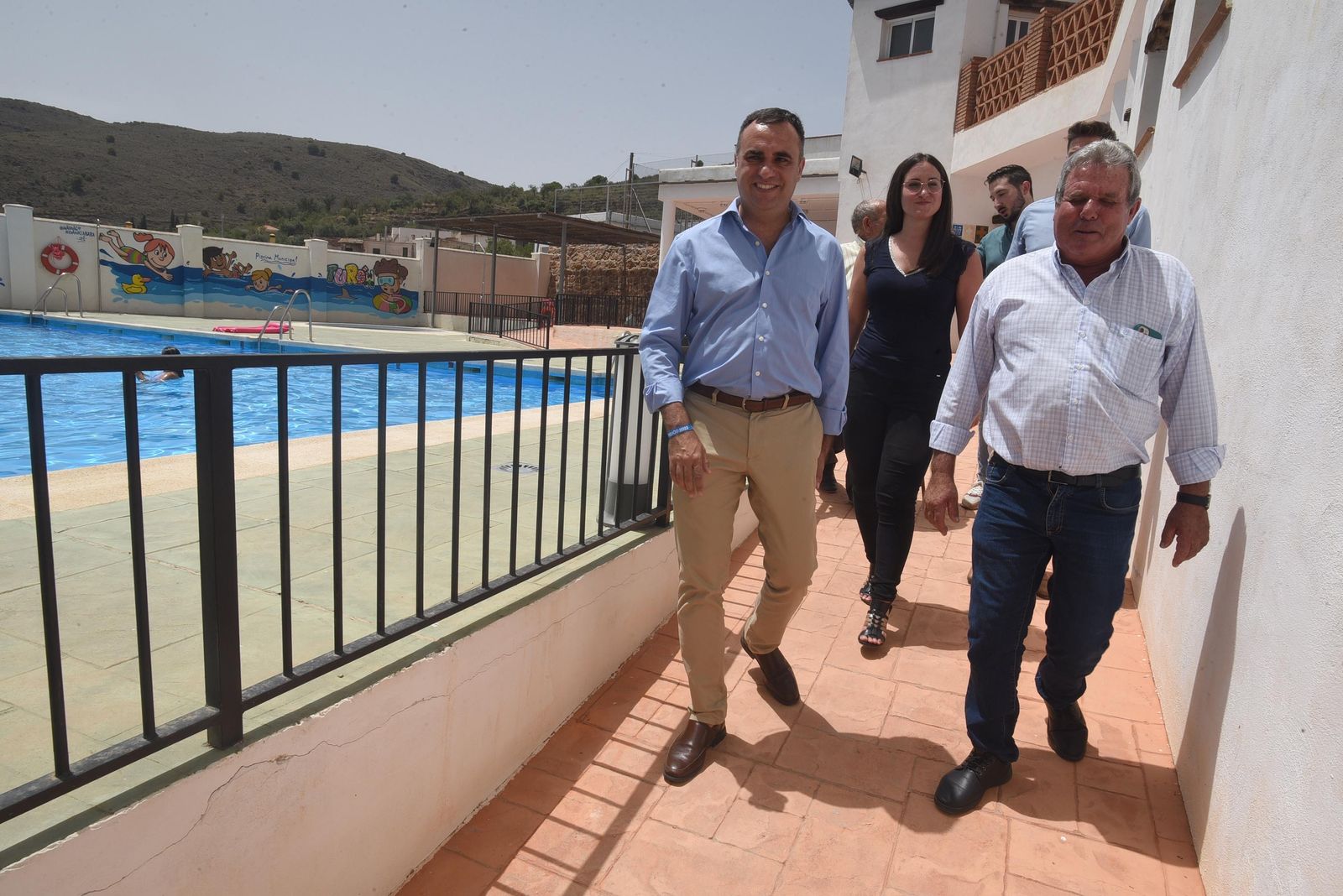 Francisco Rodríguez y el alcalde de Turón, Juan Vargas