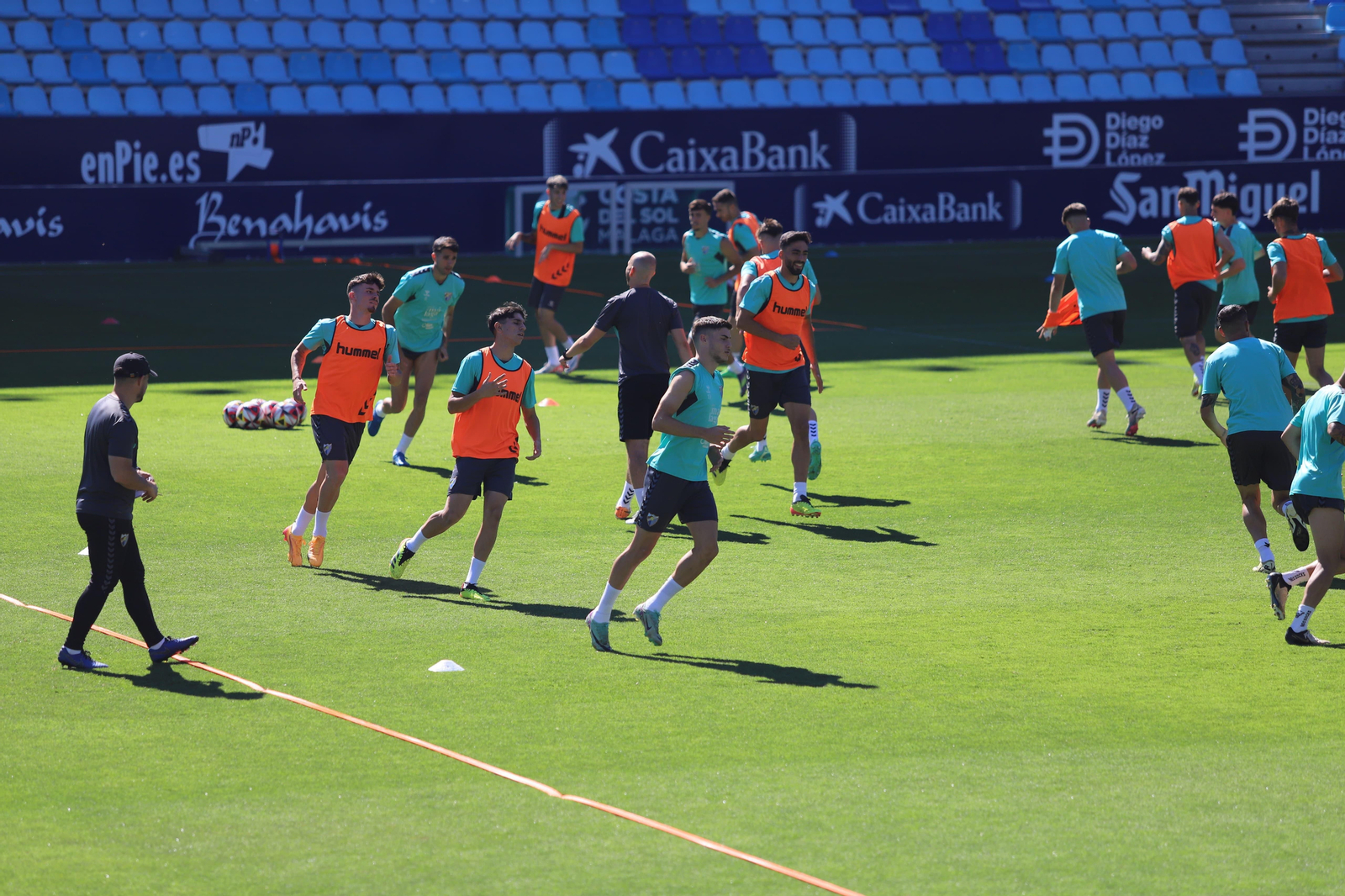 Las fotos del último entrenamiento del Málaga de la temporada