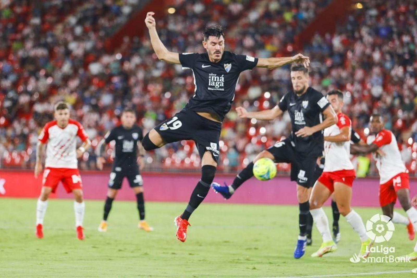 Jozabed, en el UD Almería - Málaga CF