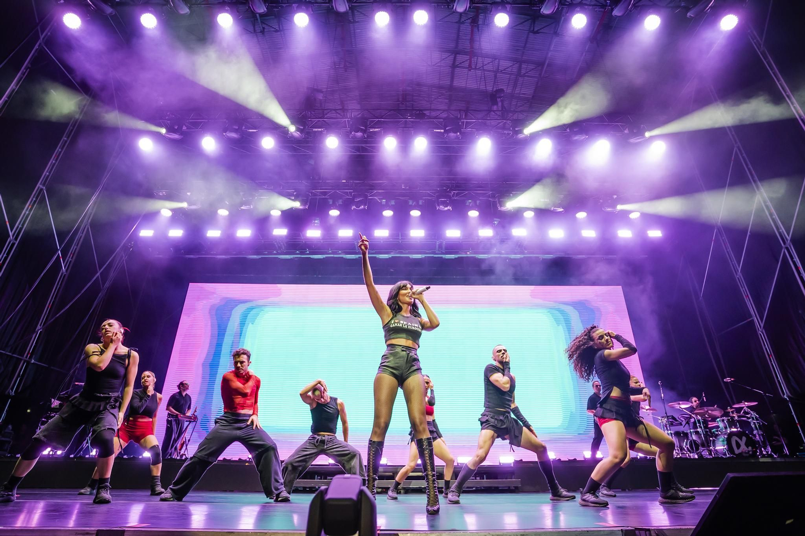 El concierto de Aitana en Roquetas de Mar, en imágenes