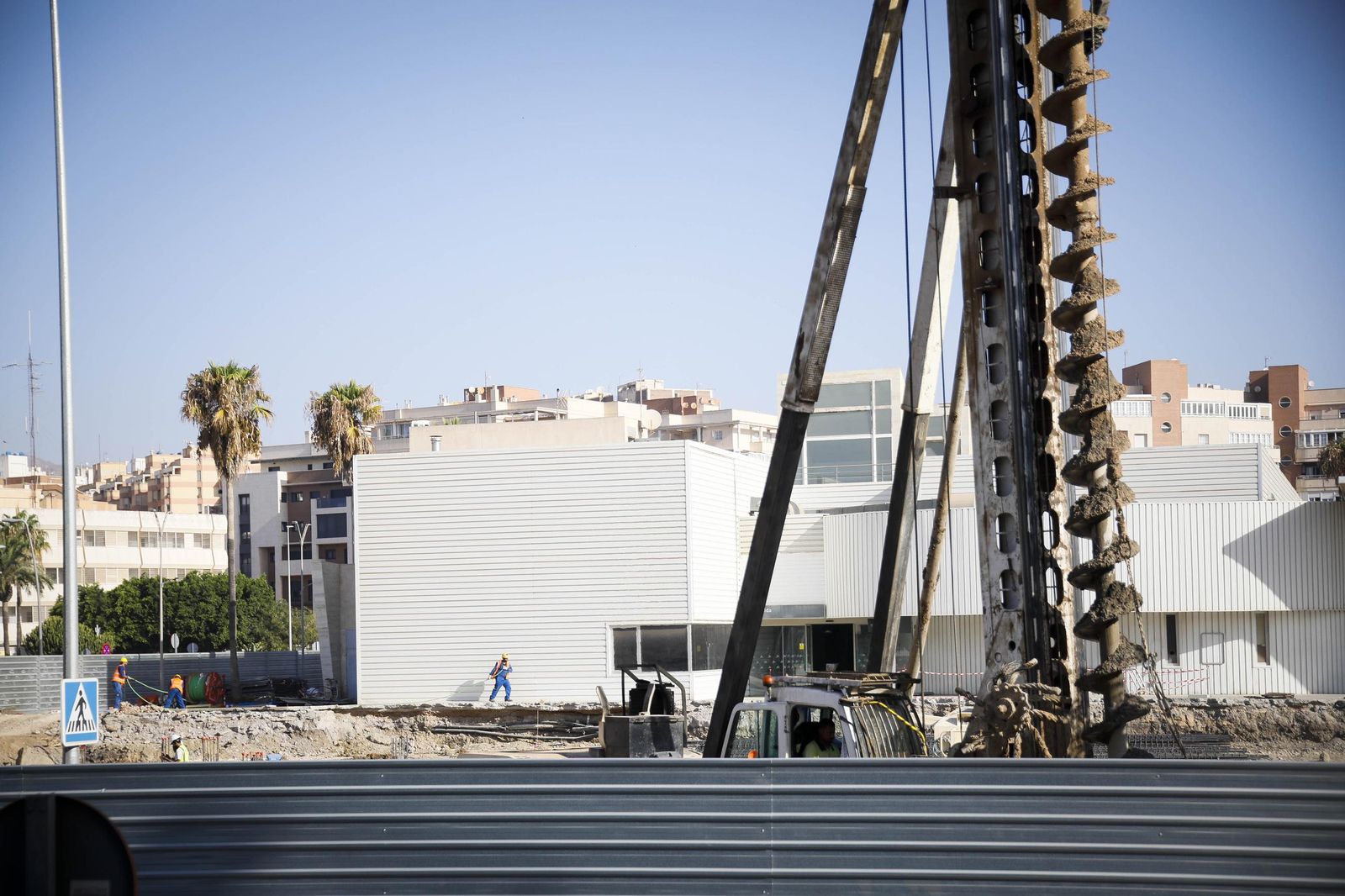 Imágenes del desmantelamiento de la estación intermodal