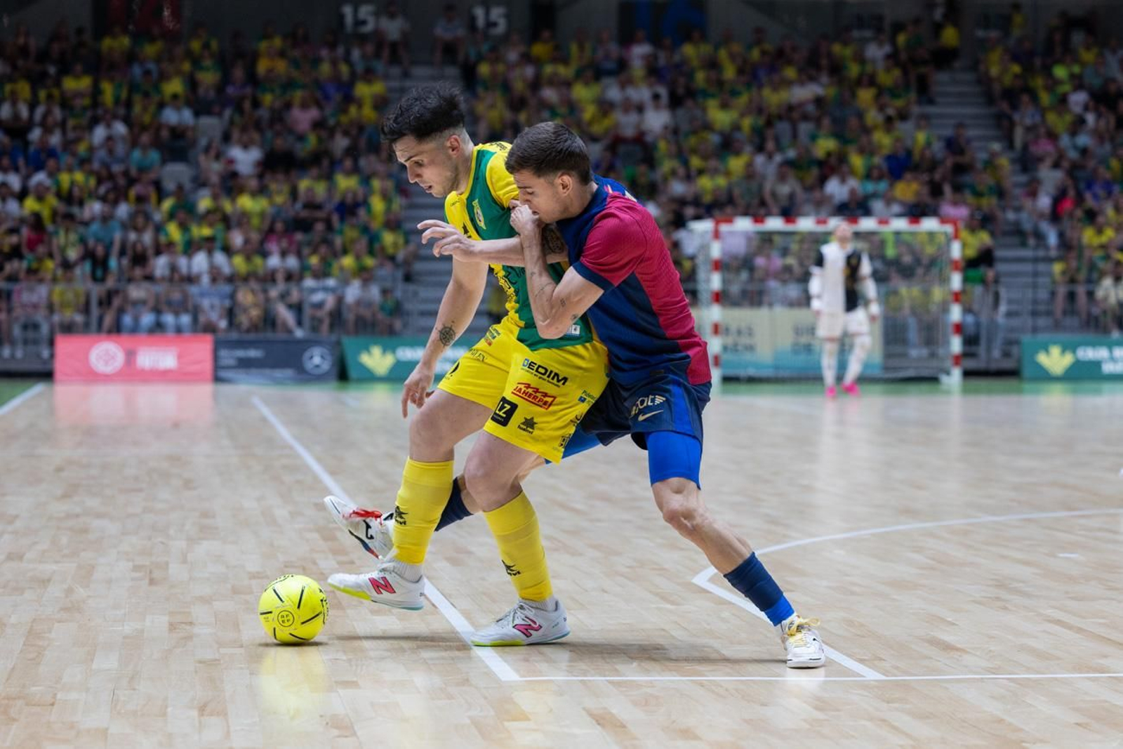 El triunfo del Barça ante el Jaén FS en el Olivo Arena