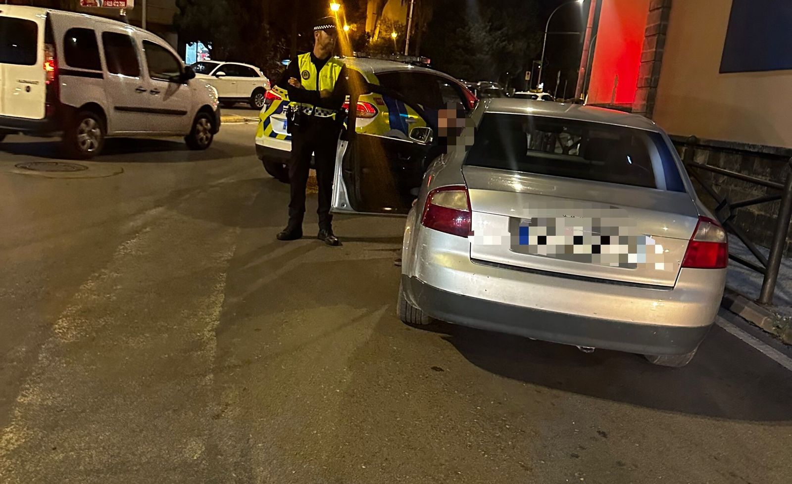 Una imagen de la intervención policial.