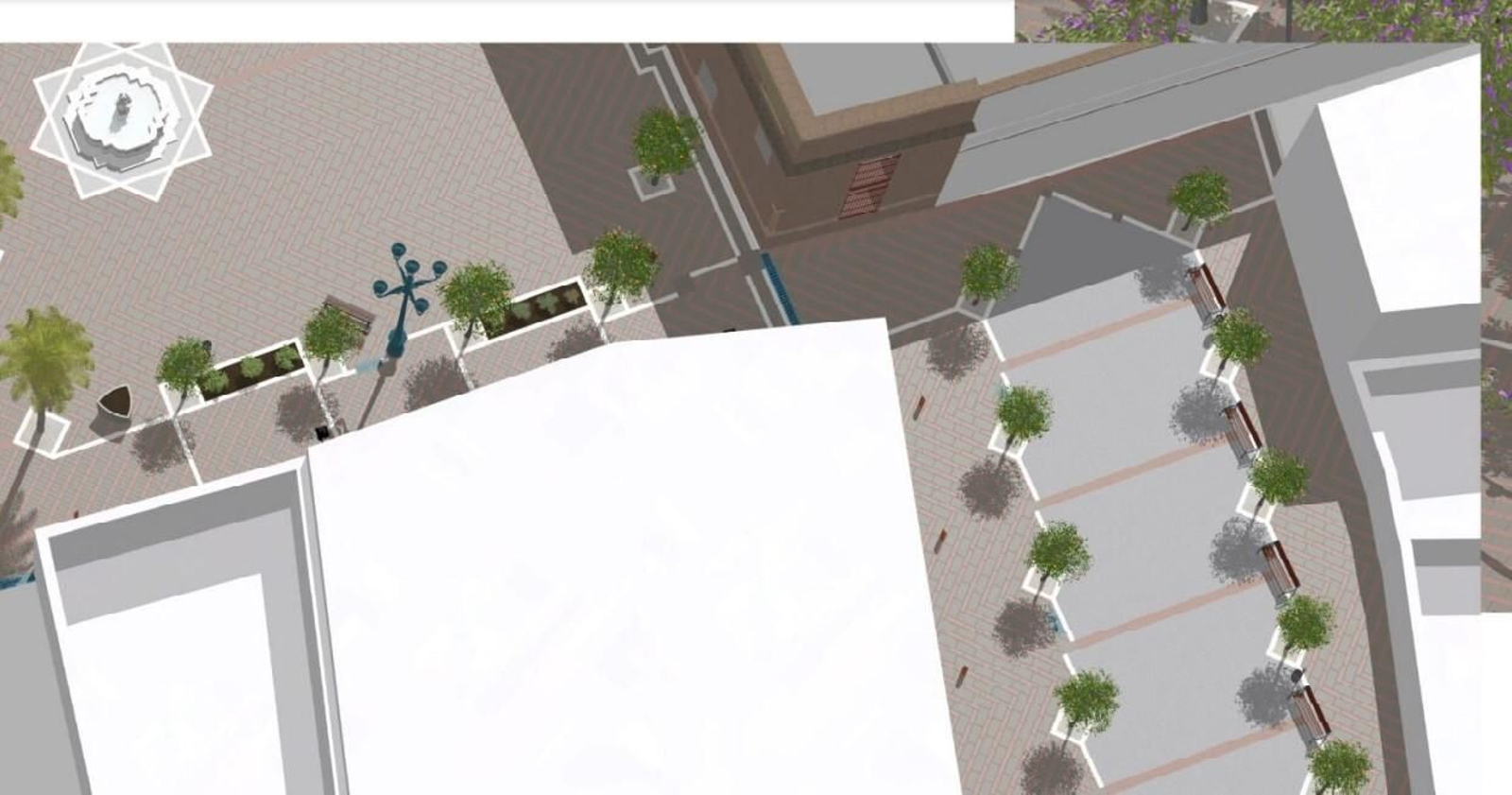 Este es el aspecto que tendrá la plaza del mercado tras la obra