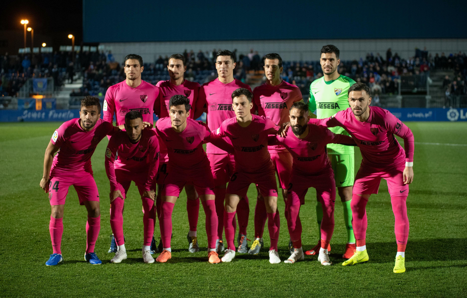 El once del Málaga CF en Fuenlabrada.