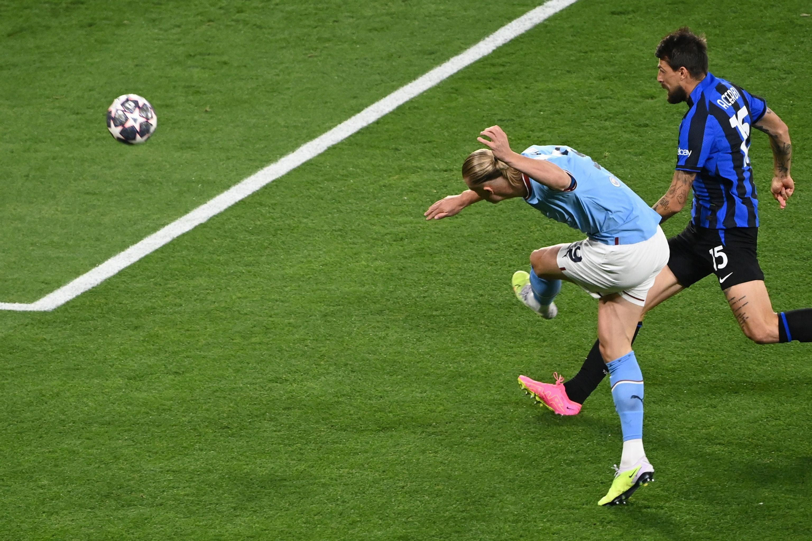 Las imágenes de la fina de la Champions entre el Manchester City y el Inter de Milán