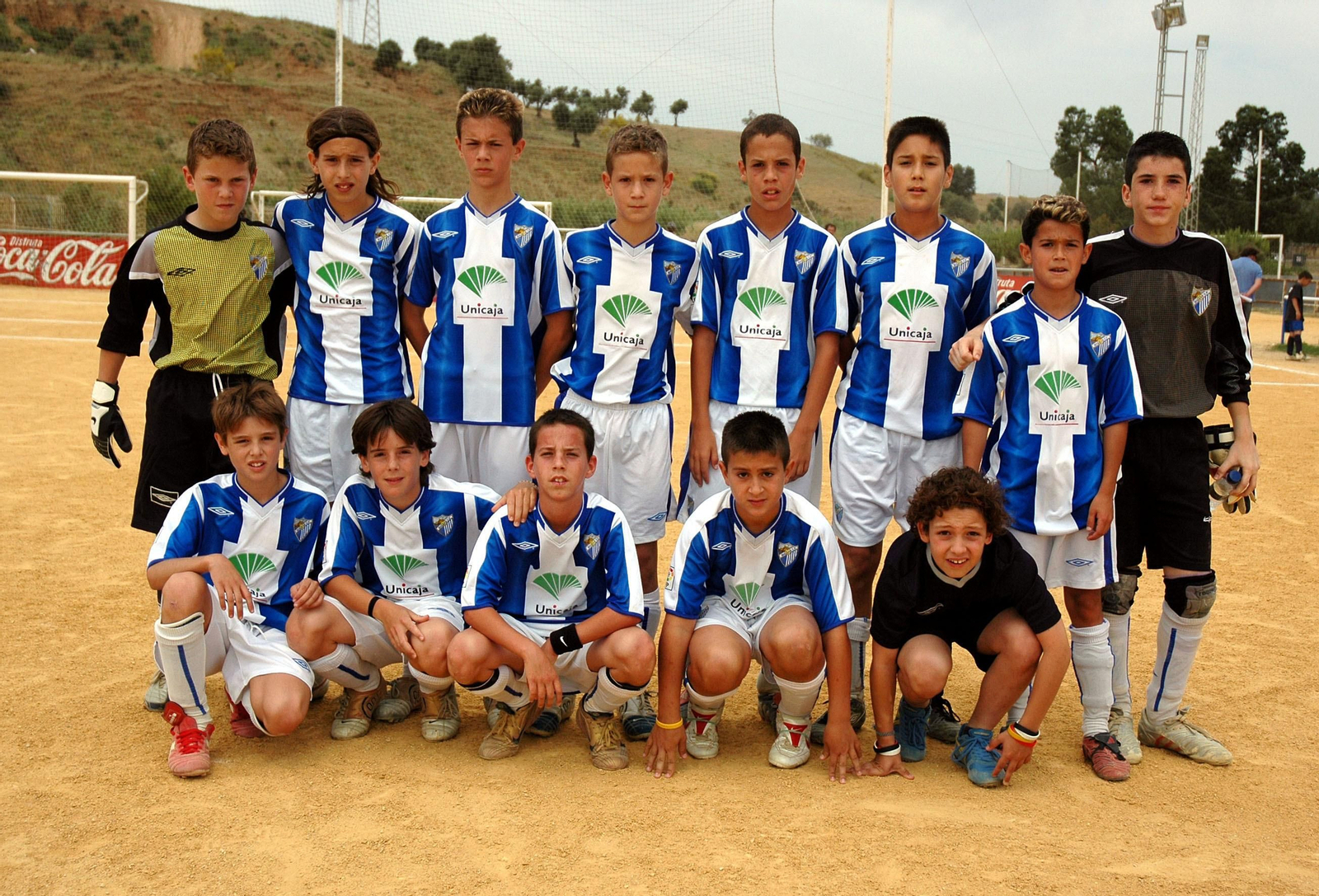 Las fotos de Jesús Mosquera, protagonista de 'Toy Boy', con la camiseta del Málaga CF