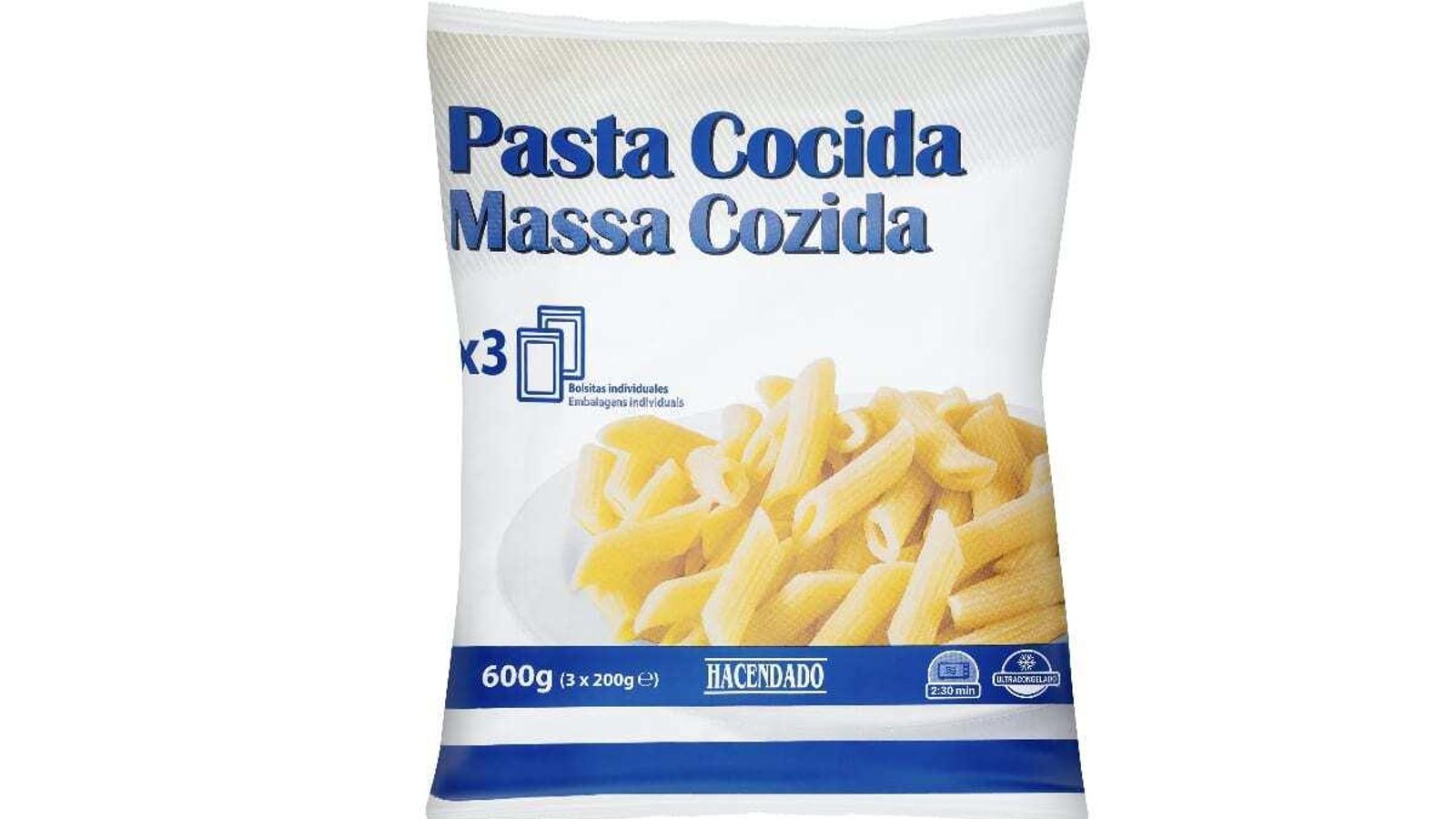 Pasta precocida