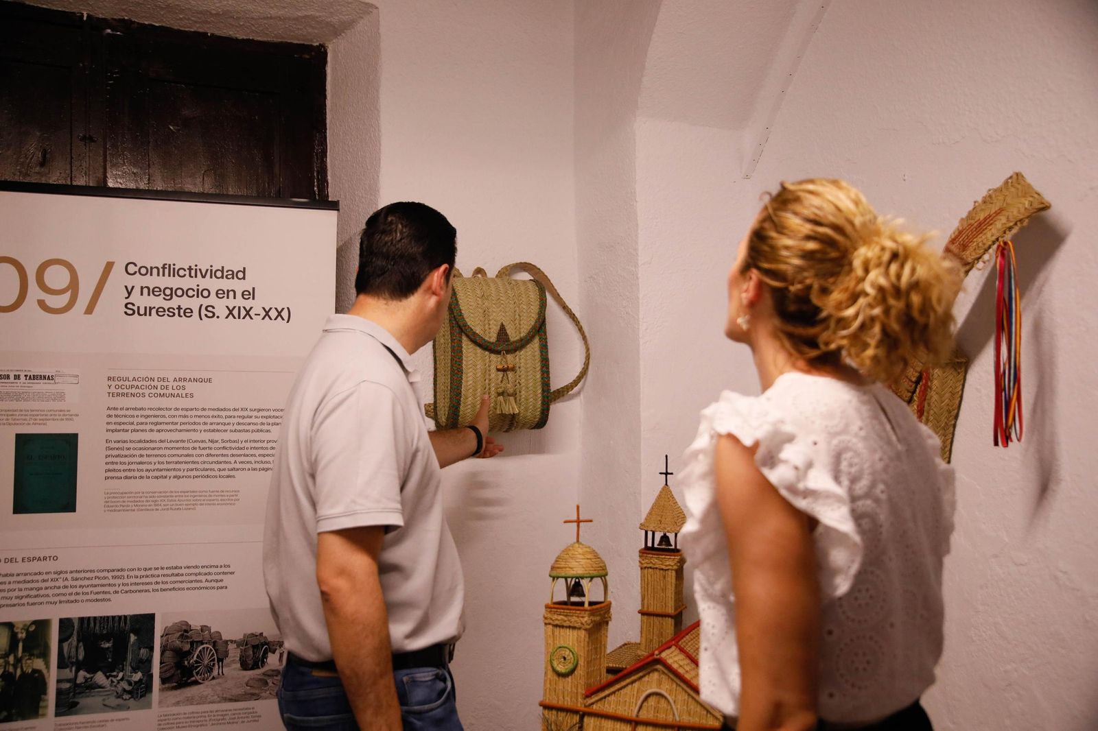 Jornada inaugural del I Encuentro de Esparteros de Níjar, en imágenes