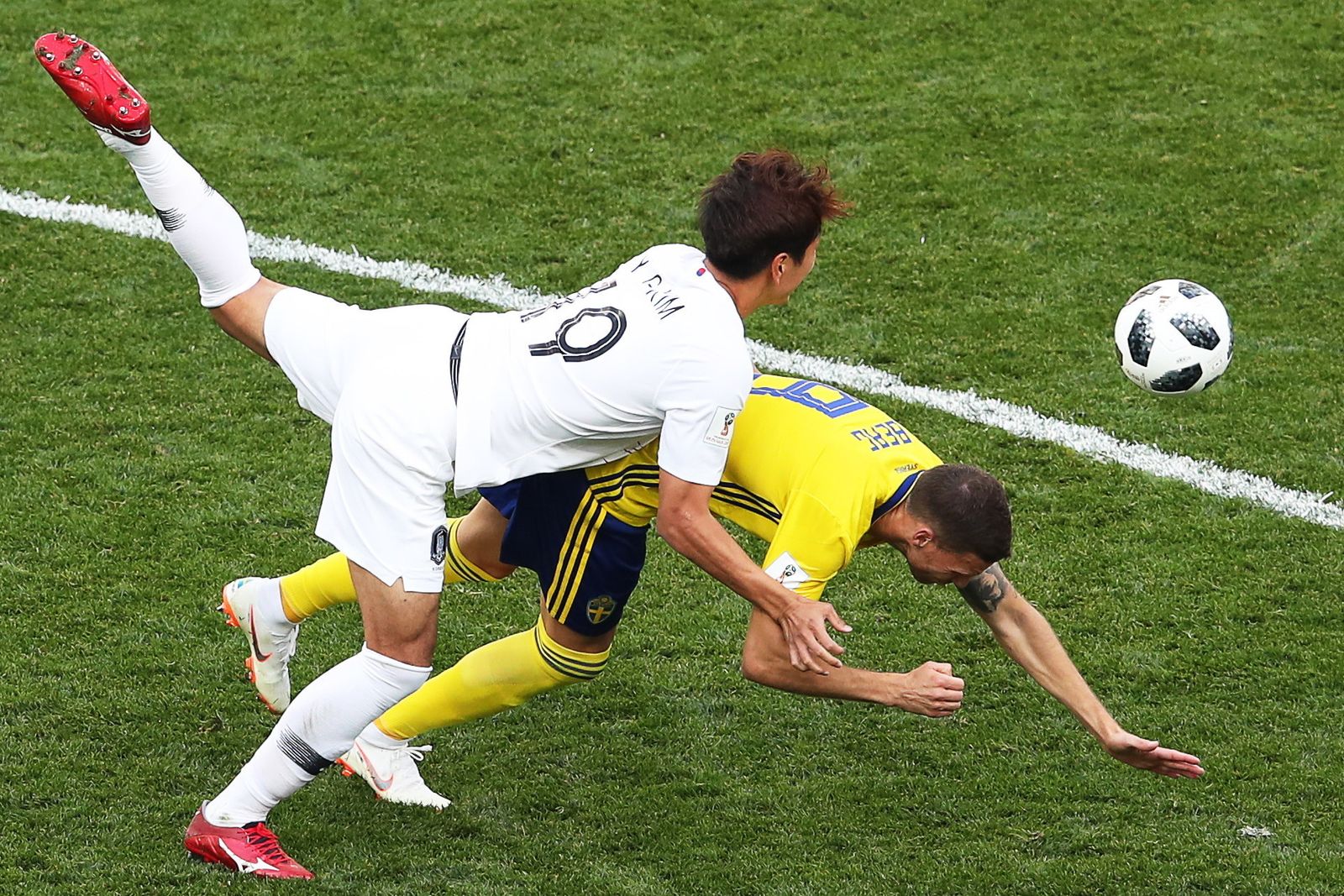 Las imágenes del Suecia-Corea del Sur