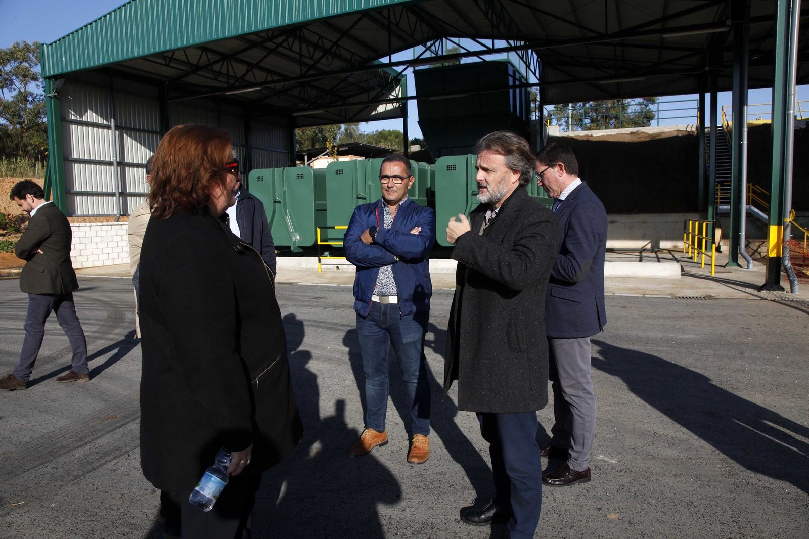 José Fiscal durante la visita llevada a cabo en la mañana de ayer.