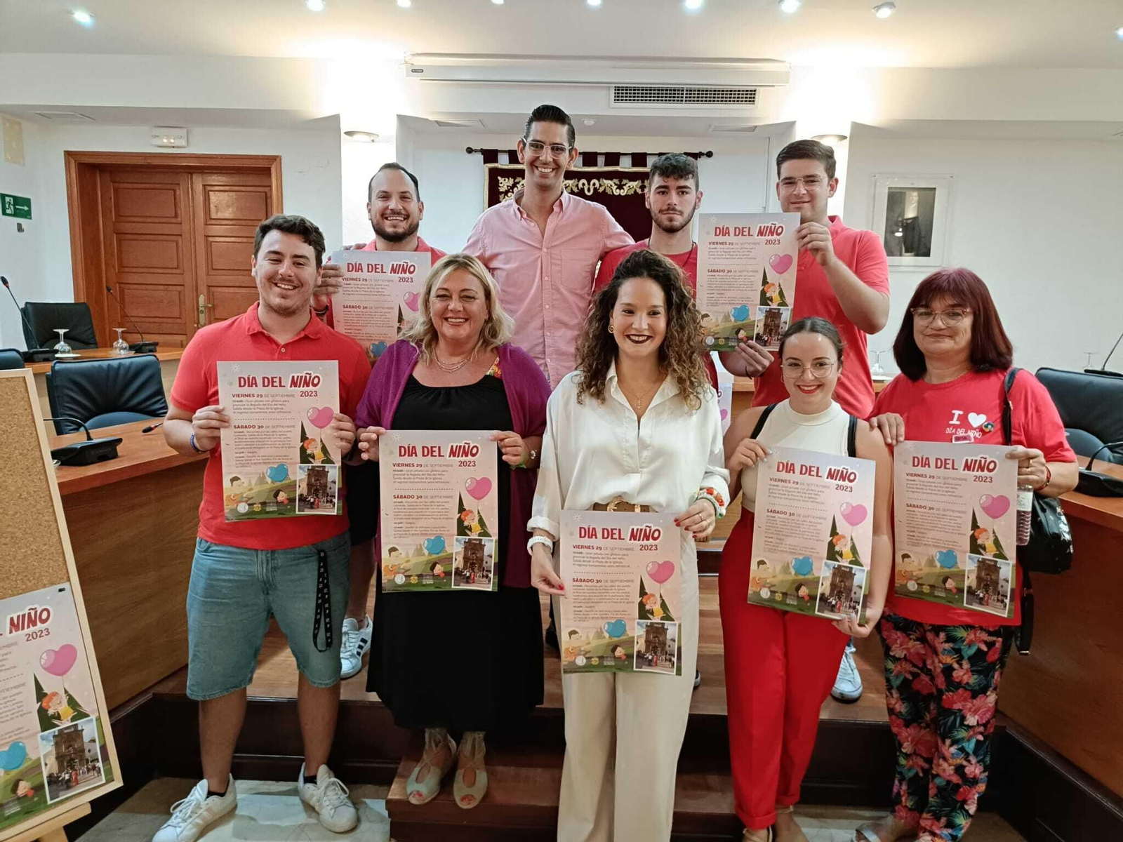La presentación de los actos por el Día del Niño en Los Barrios.