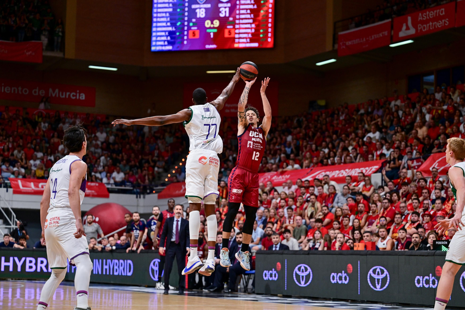 Las fotos del UCAM Murcia - Unicaja, 4º partido de las semifinales de ACB