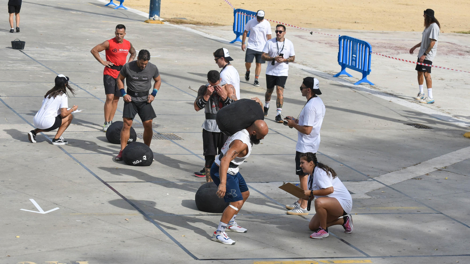 Las fotos de la priemra jornada del  campeonato nacional Iron Team Series de Croosfit en Algeciras