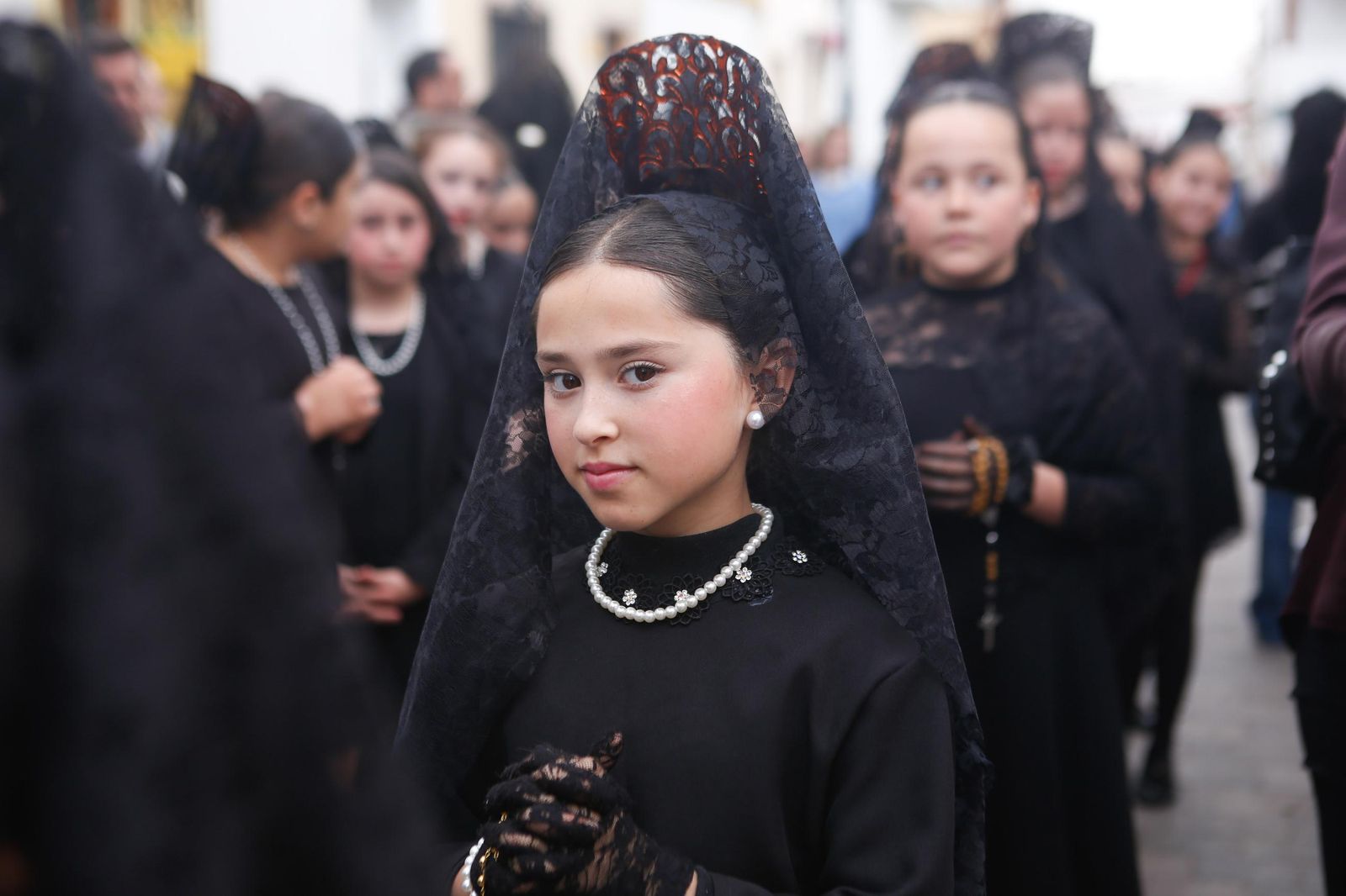 Fotos de la procesión infantil del colegio Nuestra Señora de los Milagros de Algeciras