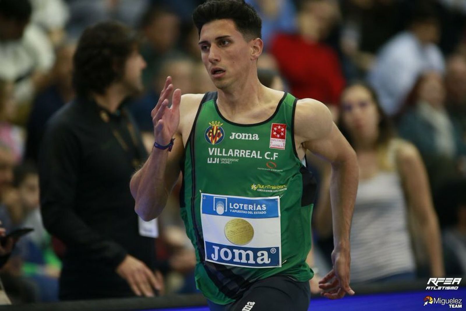 Dani Rodríguez revalidó su título de campeón de España en 200 metros.