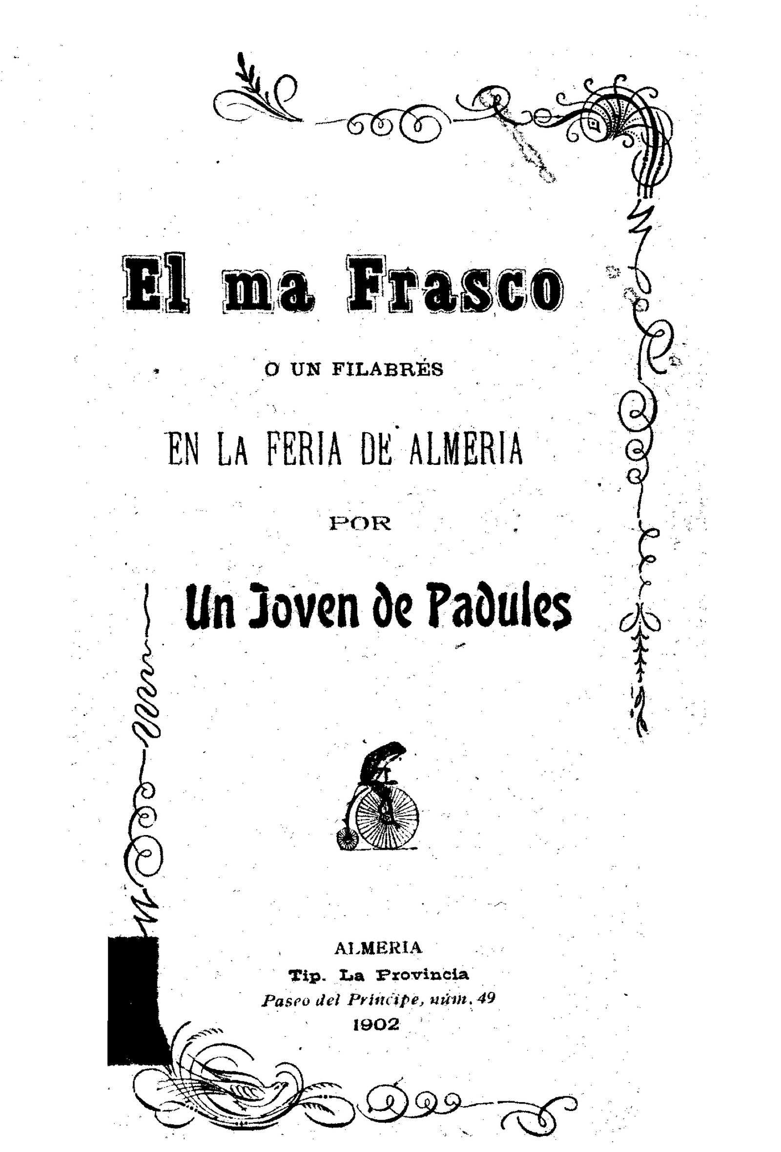 Libreto teatral 1902
