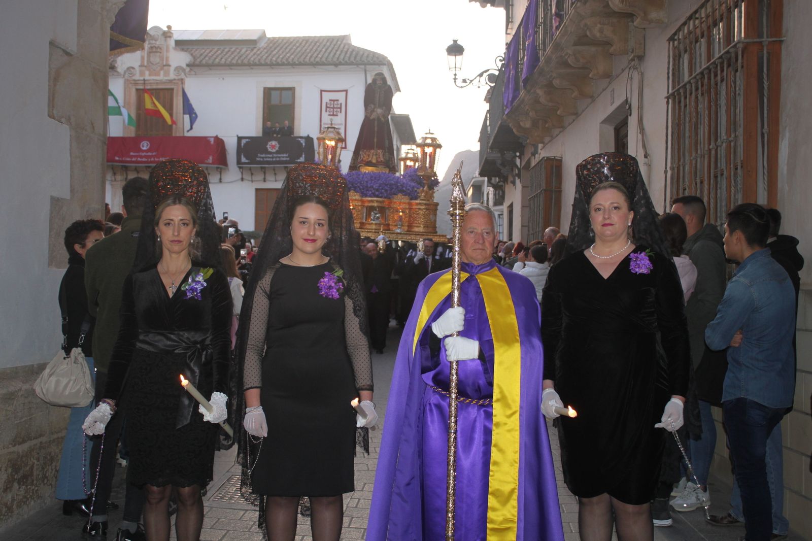 Las imágenes de las procesiones del Jueves Santo en Vélez Rubio