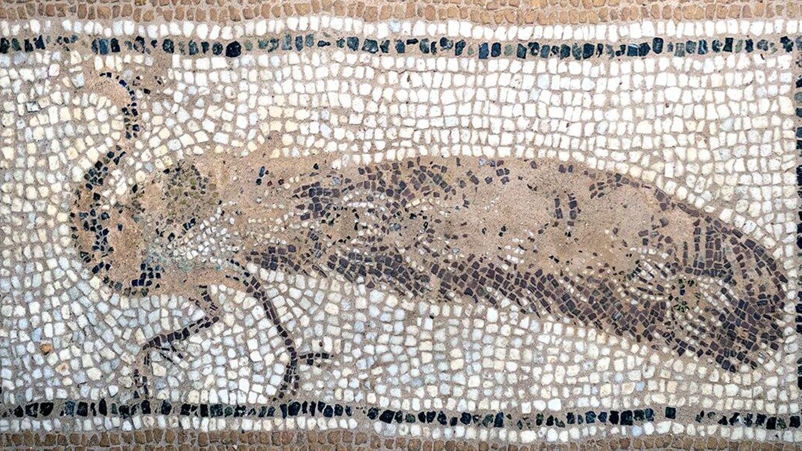 Mosaico de una iglesia que sirve de inspiración a la obra de Asunción Jódar. 