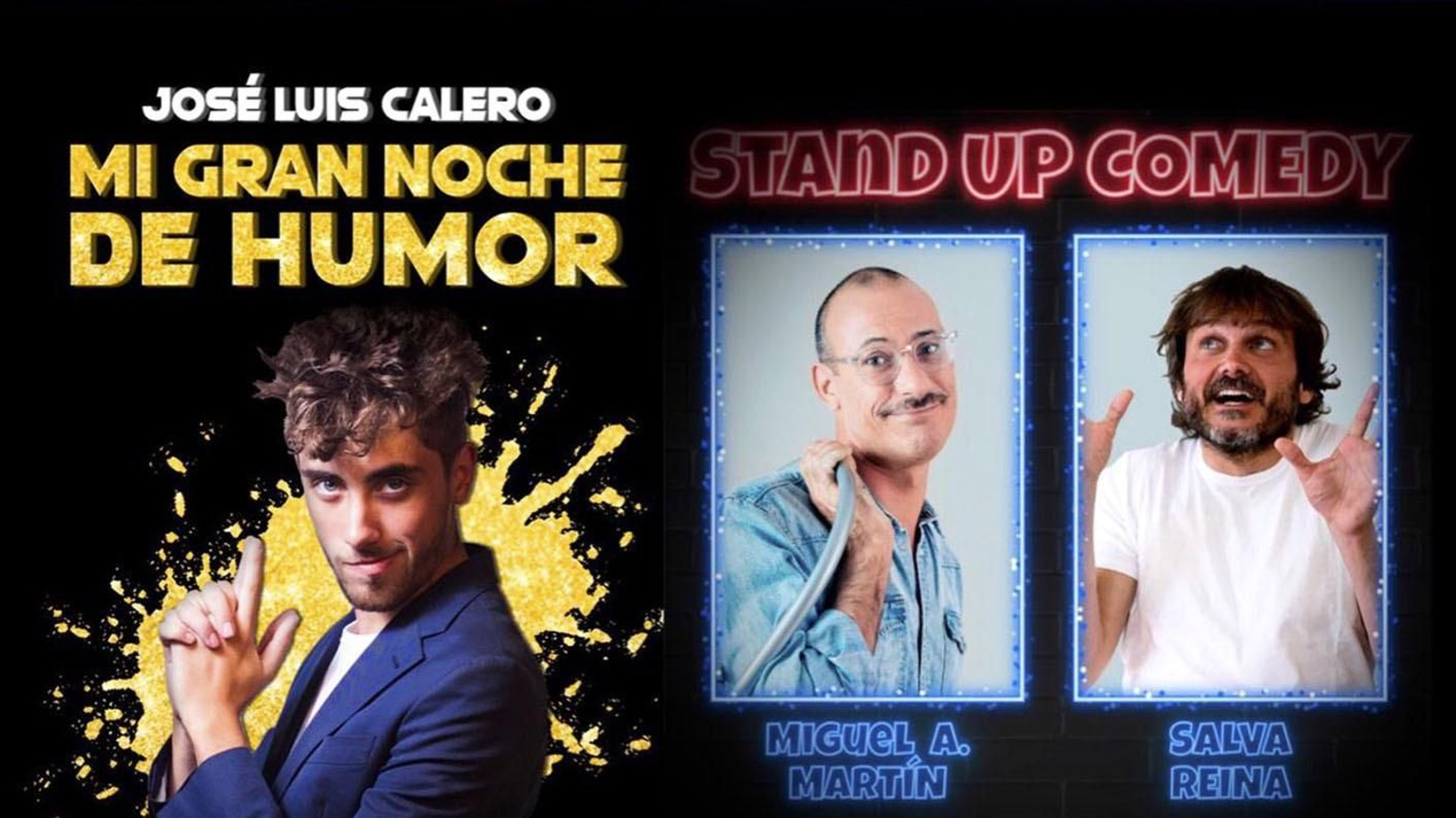 Monólogos en San Roque este jueves y viernes con José Luis Calero, Miguel Ángel Martín y Salva Reina