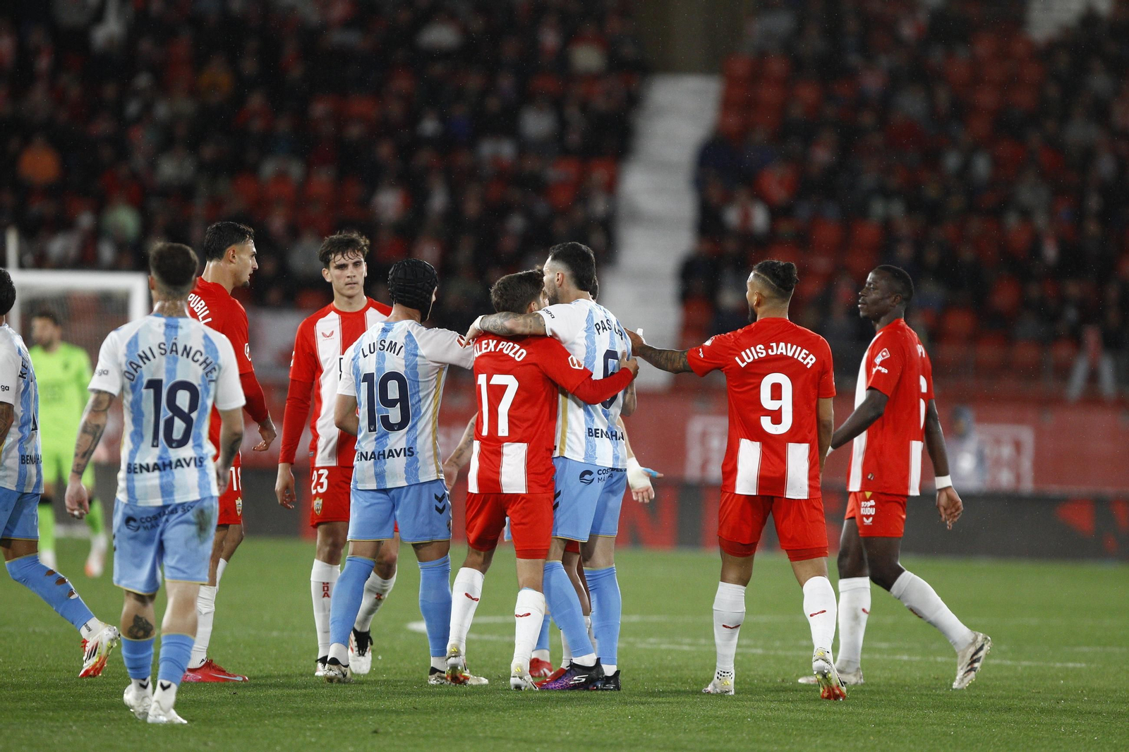 Las mejores imágenes del U.D. Almería-Málaga C.F.